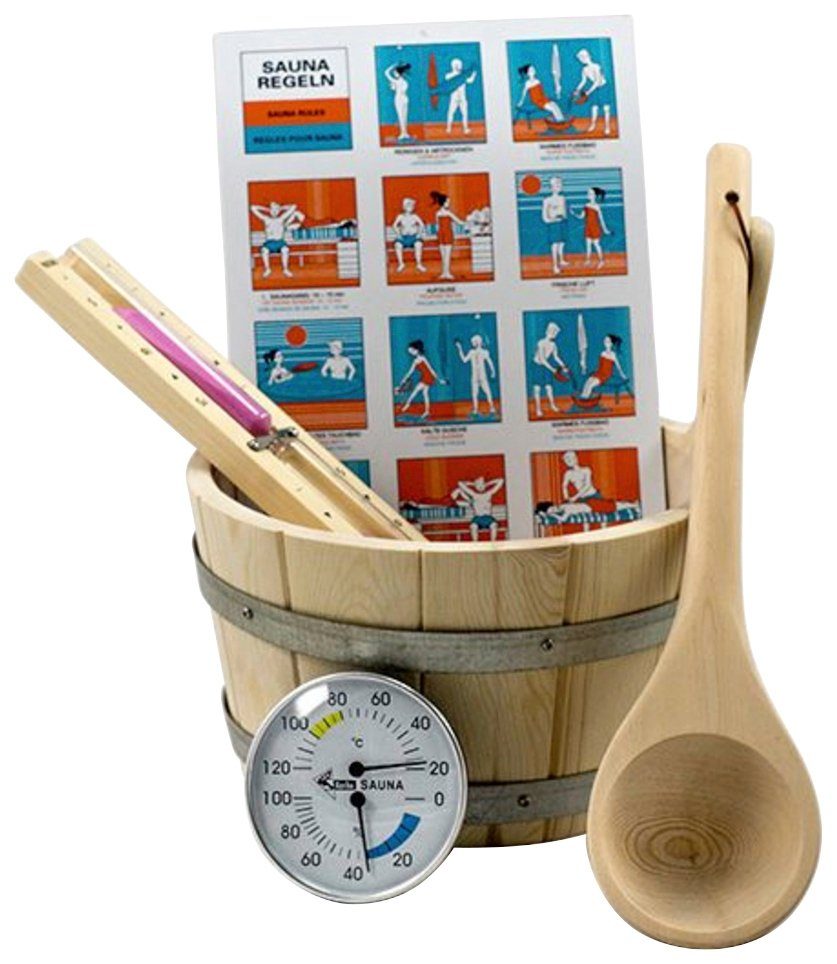 Karibu Sauna-Aufgussset Zubehörset Classic (6-tlg) günstig online kaufen