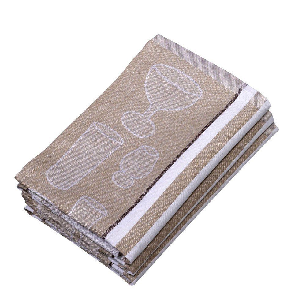 Geschirrtuch Dyckhoff 02882 Geschirrtuch GLÄSER Geschirrtücher