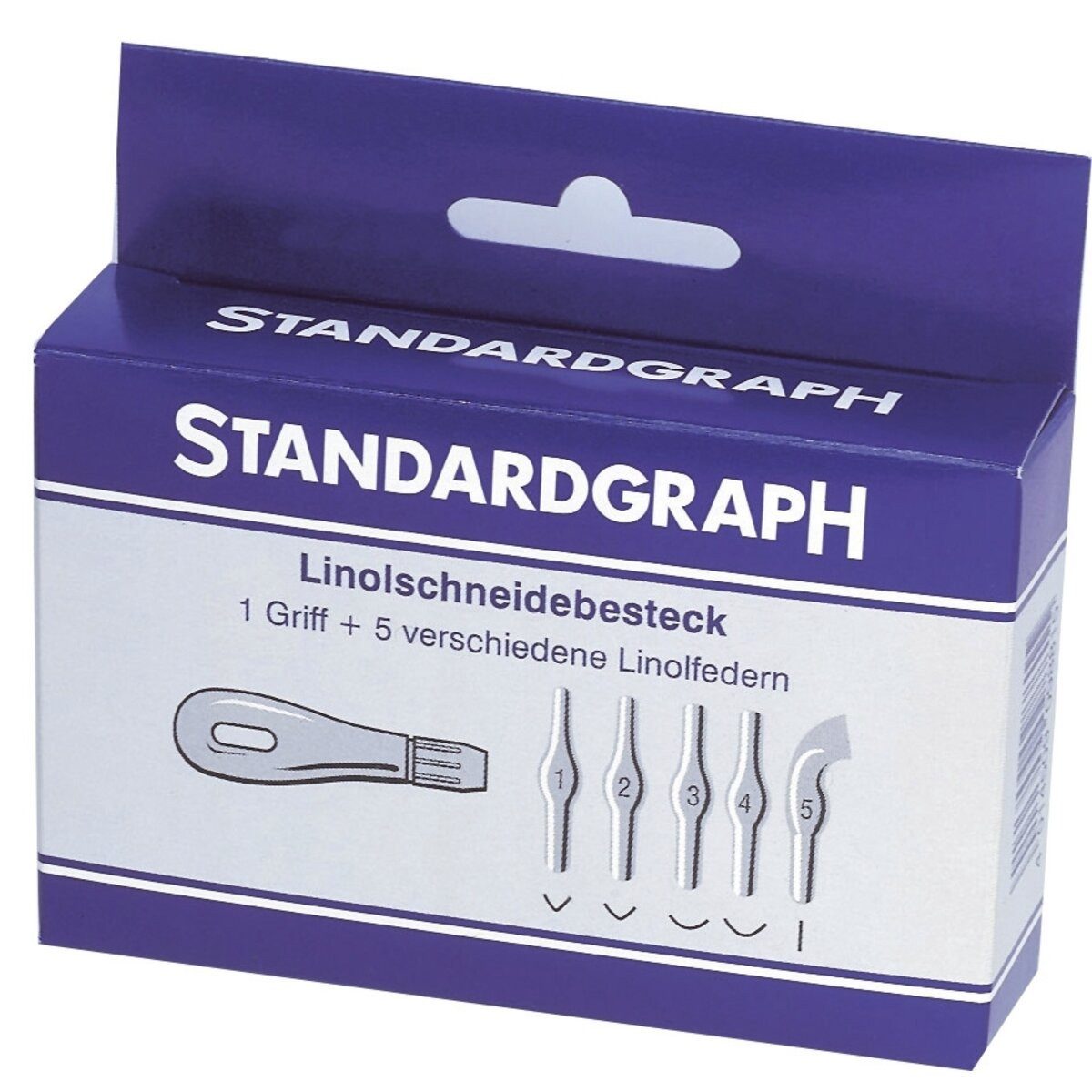 STANDARDGRAPH Bastelfilz Linolschnitt-Besteck 6 tlg..
