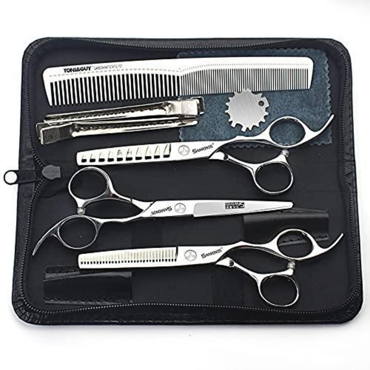 LuxusKollektion Scheren-Set Friseurschere Set 6 Zoll Profi Edelstahl