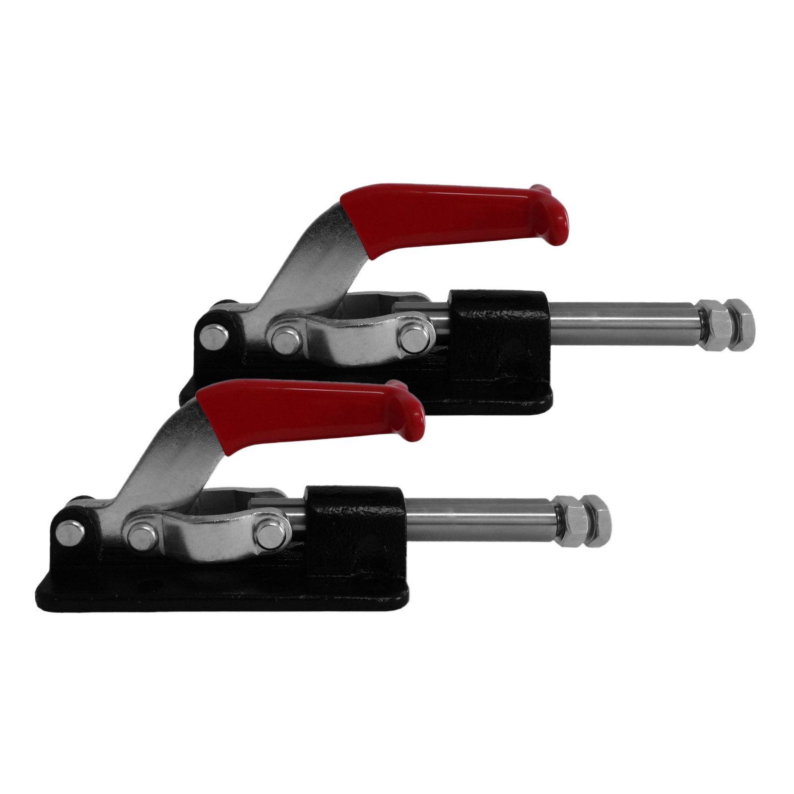 SO-TECH® Зажимы Klemmhalter Kniehebelspanner Schnellspanner Kniehebelklemme, (2-St), Knebelklemme Haltekraft bis zu 1136 kg