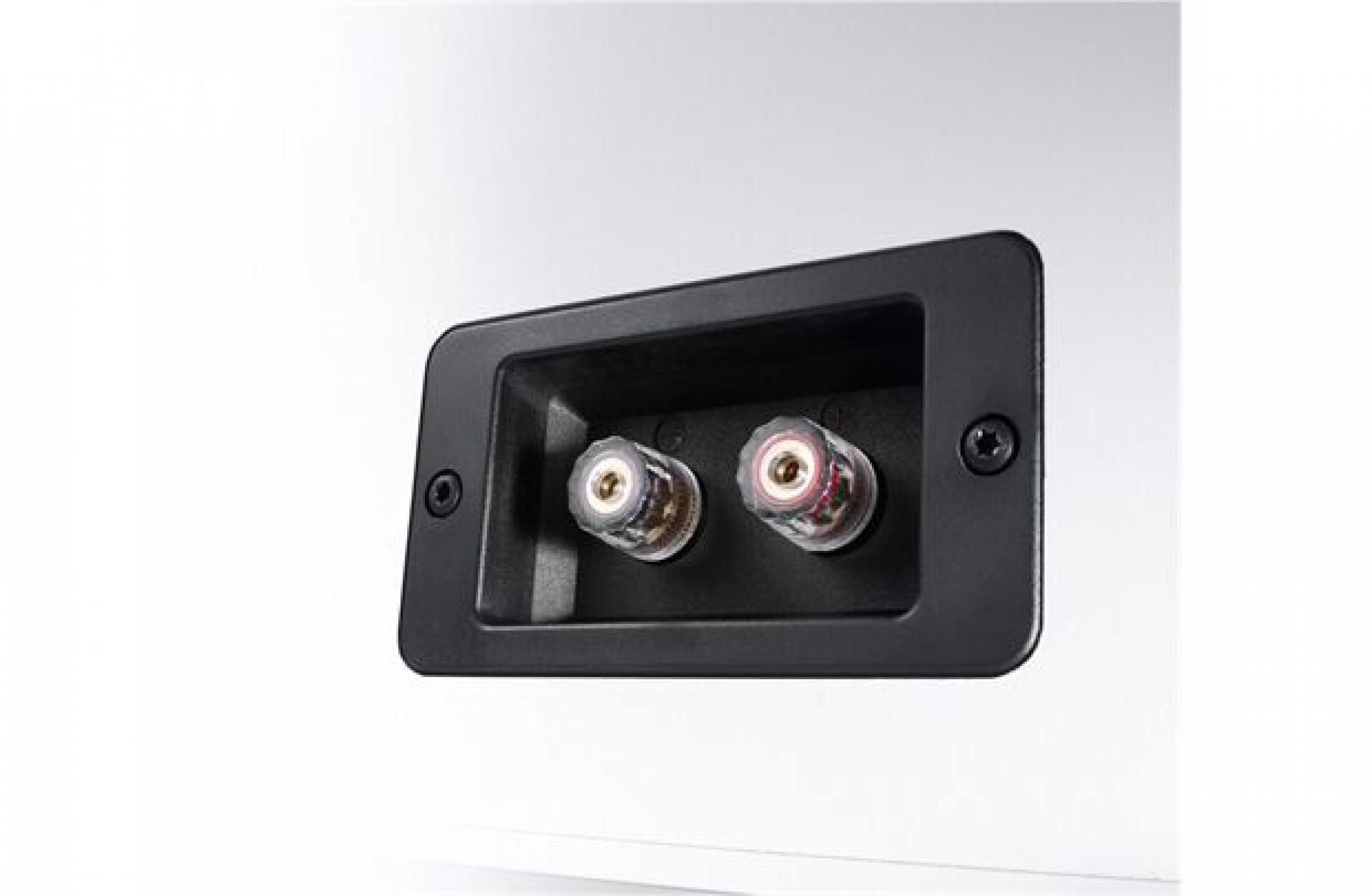 CANTON Atelier OnWall 3 weiss seidenmatt Einbaulautsprecher (Keiner, 60.0 W, Ultrakompakt, nur ~7,5–8,5 cm tief, Aluminium-Treiber, Wave-Linse)