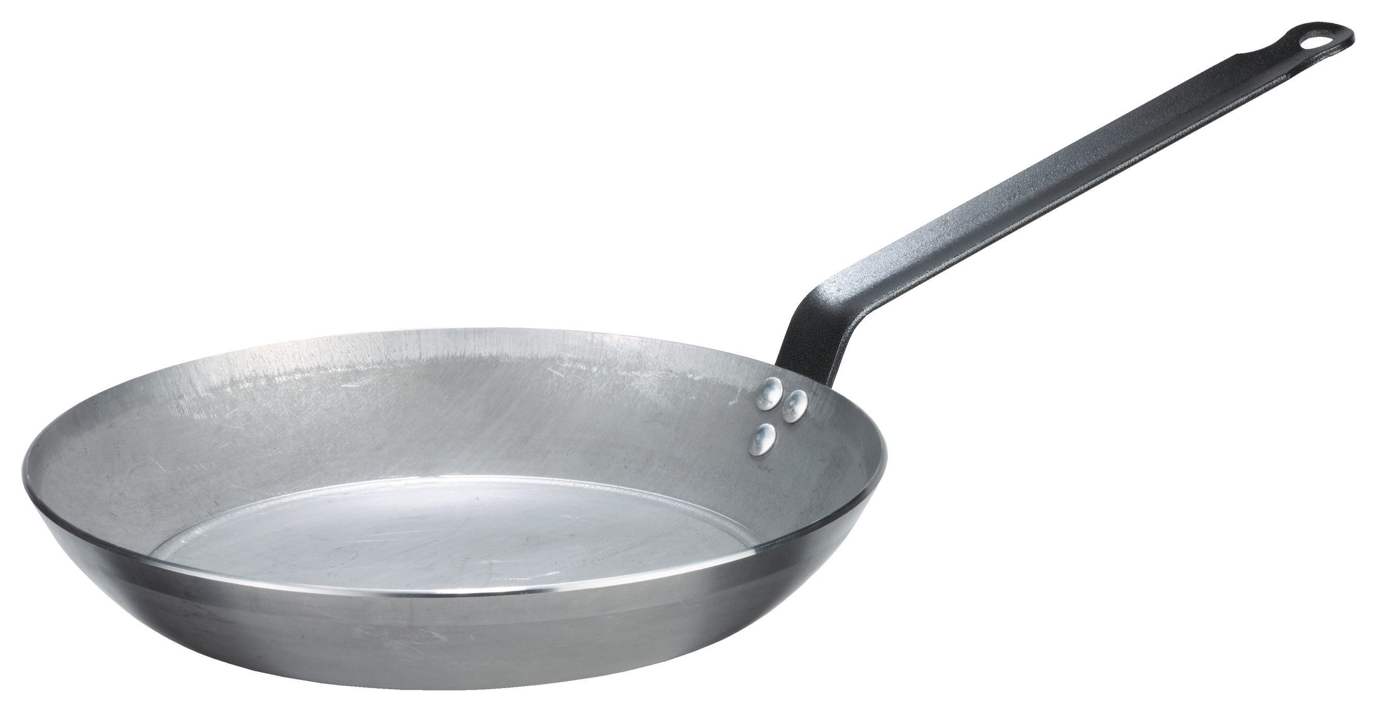 GSW Bratpfanne Eisen, Eisen (1-tlg), Pfanne aus beidseitig gewalztem Eisen in starker Gastro-Qualität