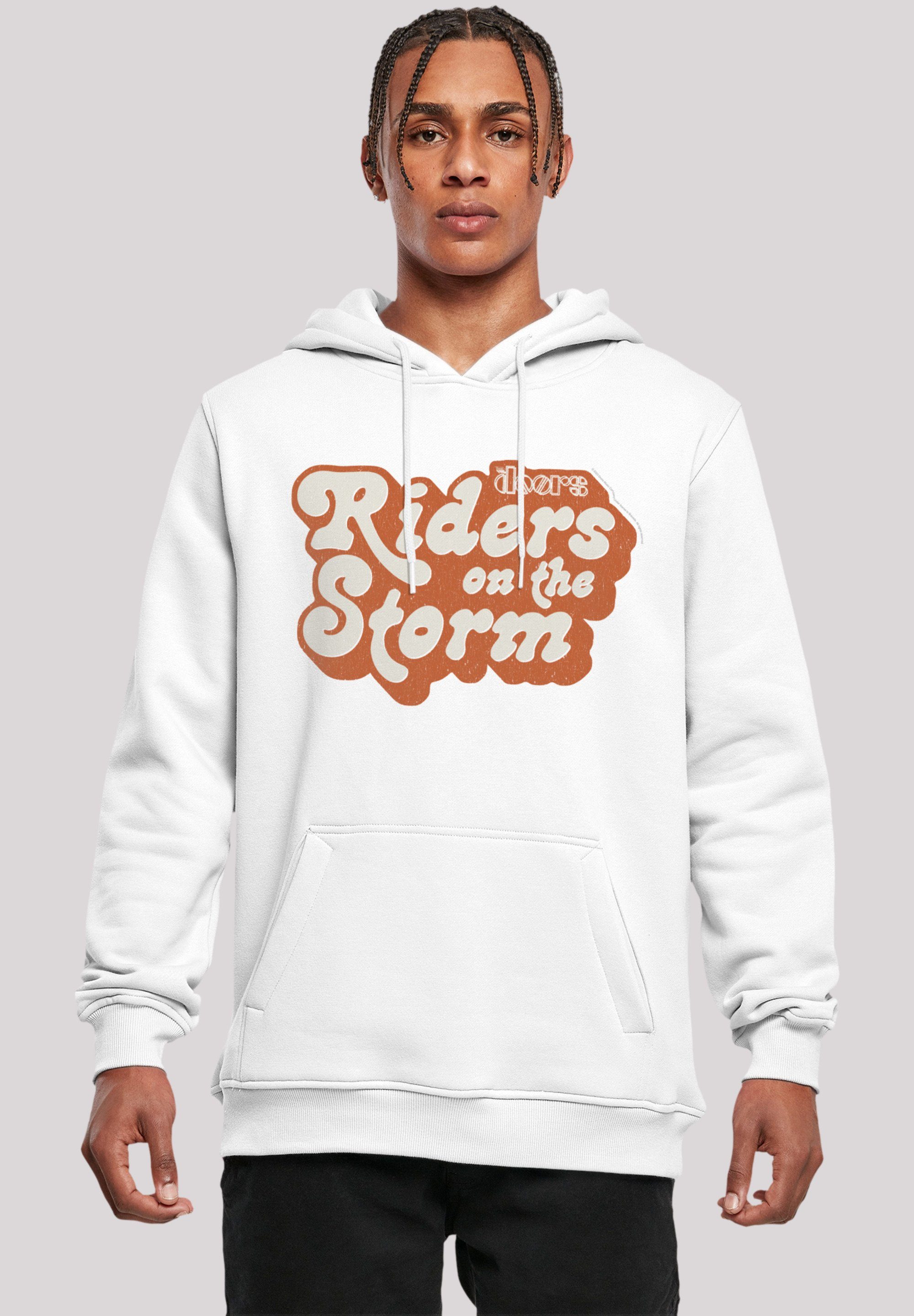 F4NT4STIC Hoodie The Doors Music Band Riders on the Storm Logo Premium Qualität, Band, Logo weiß