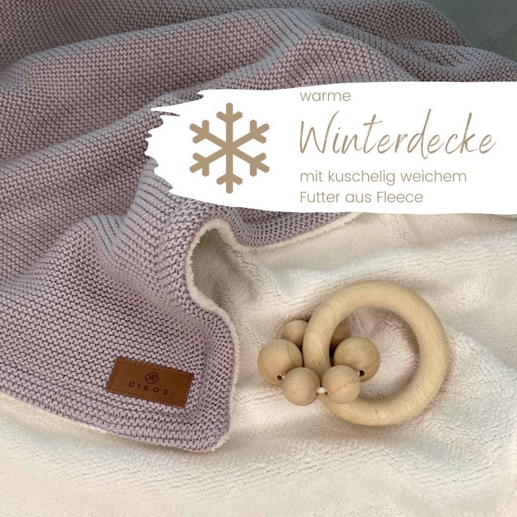Babydecke Winterdecke Neugeborene Baumwolle/ Fleece OEKO-TEX® Kinderwagende günstig online kaufen