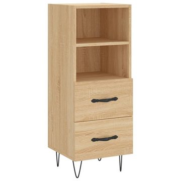 vidaXL Sideboard Sideboard Sonoma-Eiche 34,5x34x90 cm Holzwerkstoff (1 St)