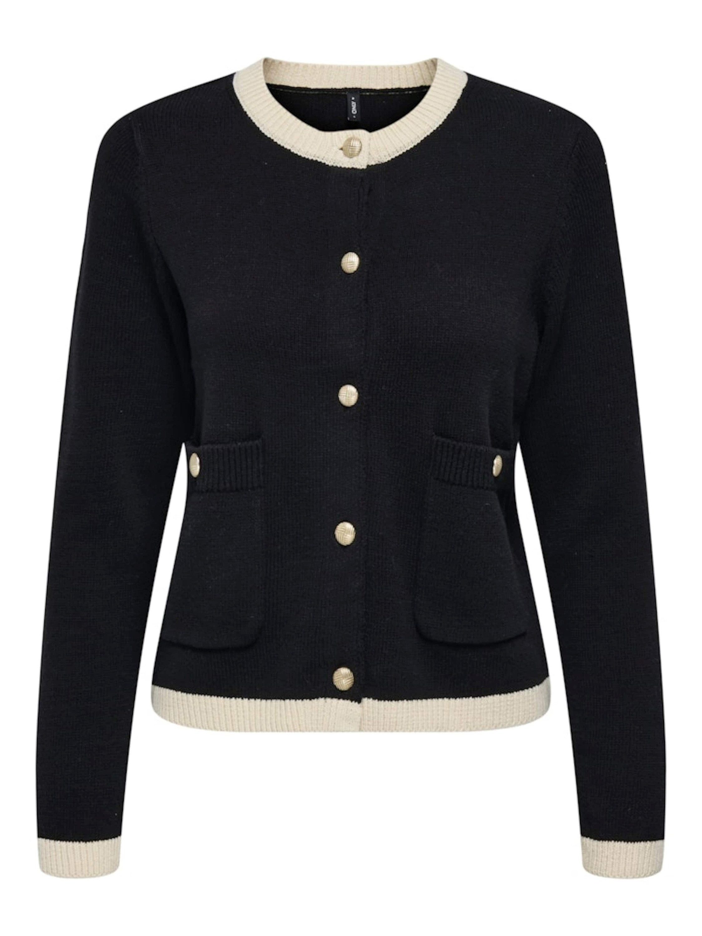 ONLY Strickjacke (1-tlg) Plain/ohne Details