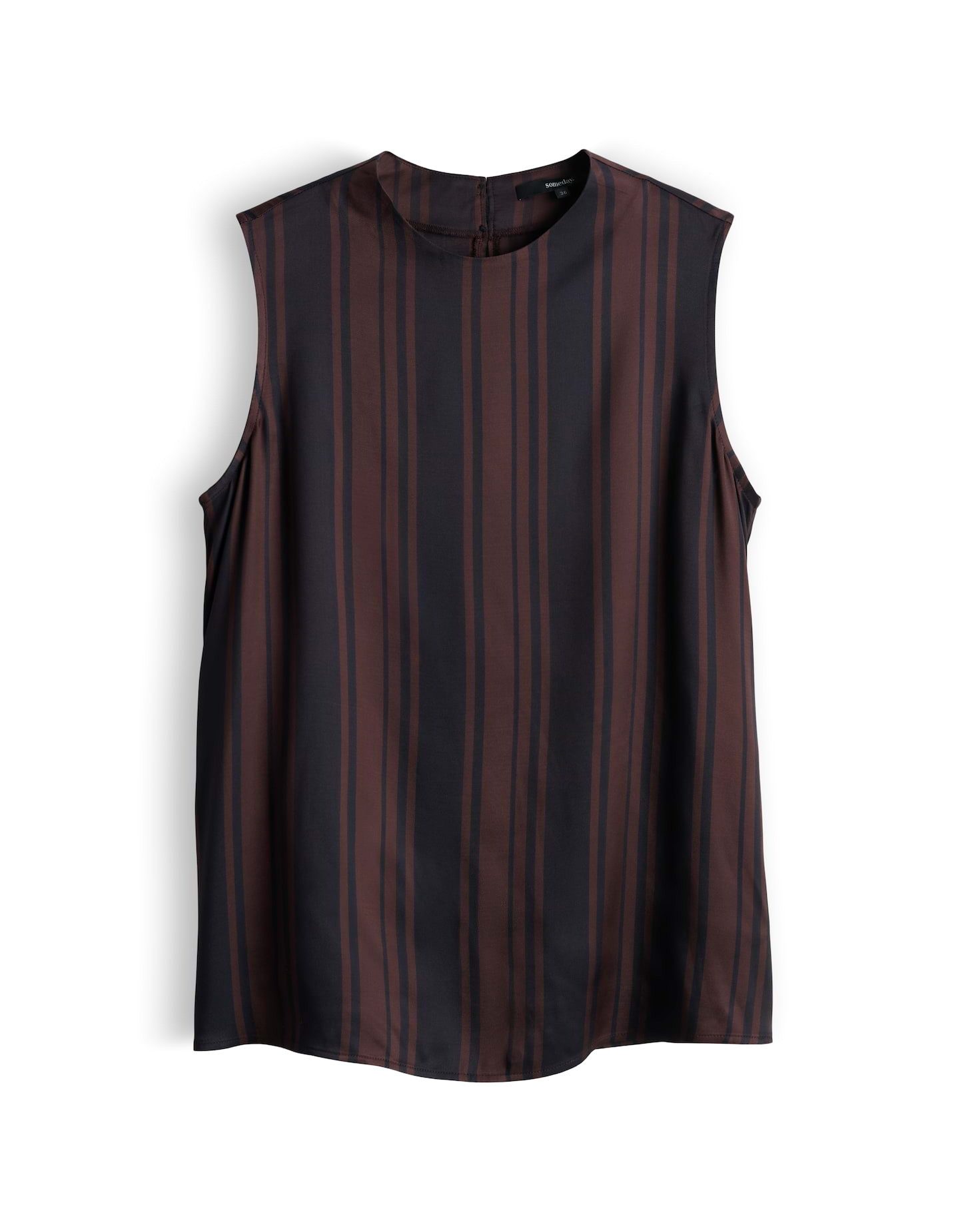 someday Blusentop Zemila aus Satin mit Streifenmuster