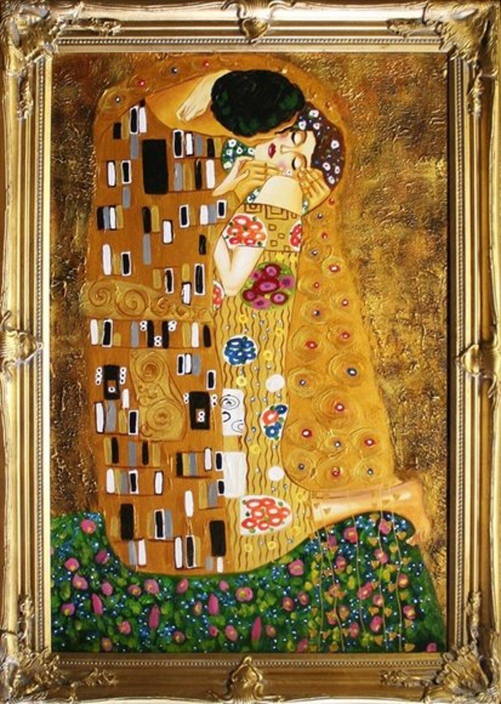 Gemälde ein Bild Klimt handgearbeitet jedes JVmoebel Gustav »G06547«, Unikat,