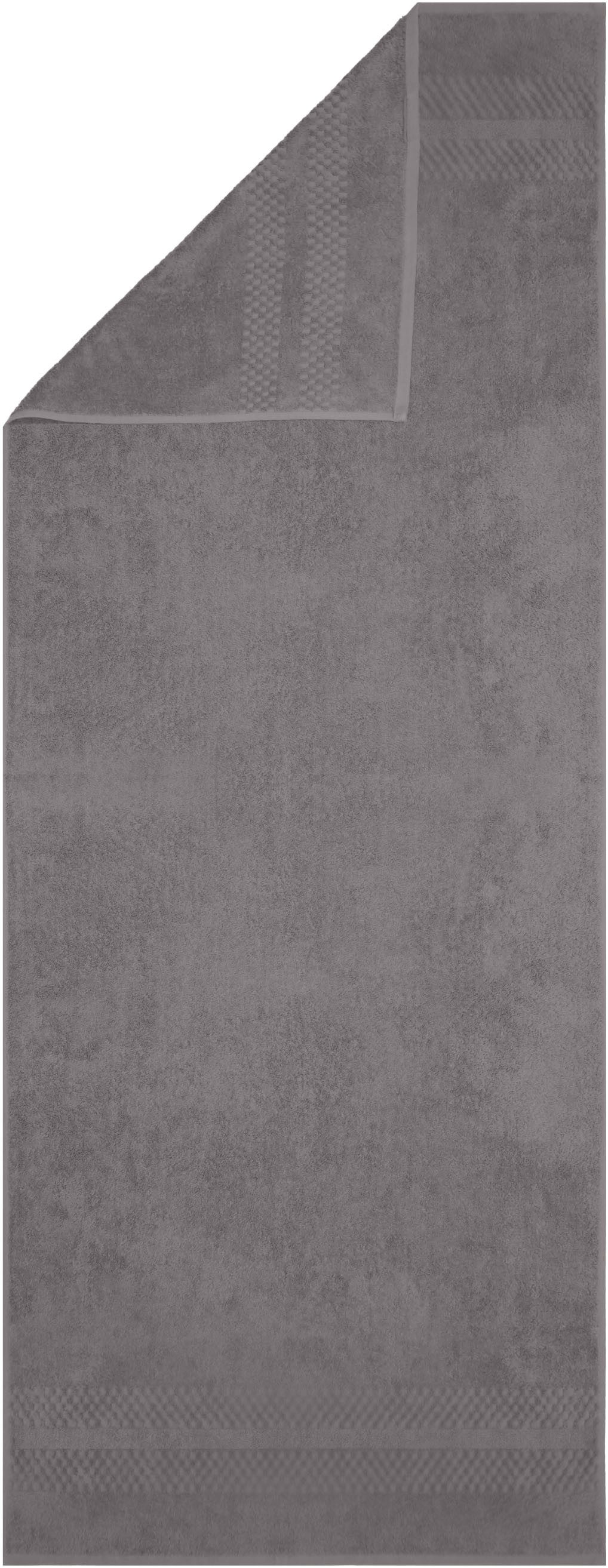 OTTO home Saunatuch Regona, 80x200cm, flauschig und weich, 100% Baumwolle, 500 gr/m², Frottier (Set, 2-St), Premium Handtücher mit Bordüre, Handtuch-Set, 5 Jahre Garantie