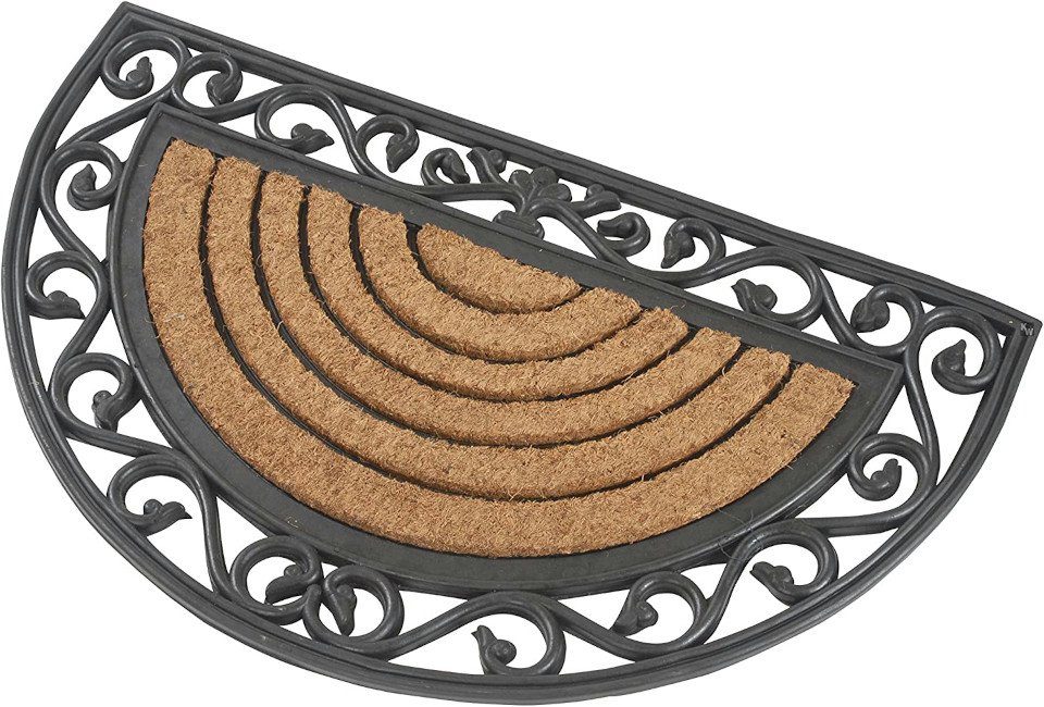 Kai Wiechmann Fußmatte Premium Fußabtreter halbrund 76 x 46 cm als Tür Schm günstig online kaufen