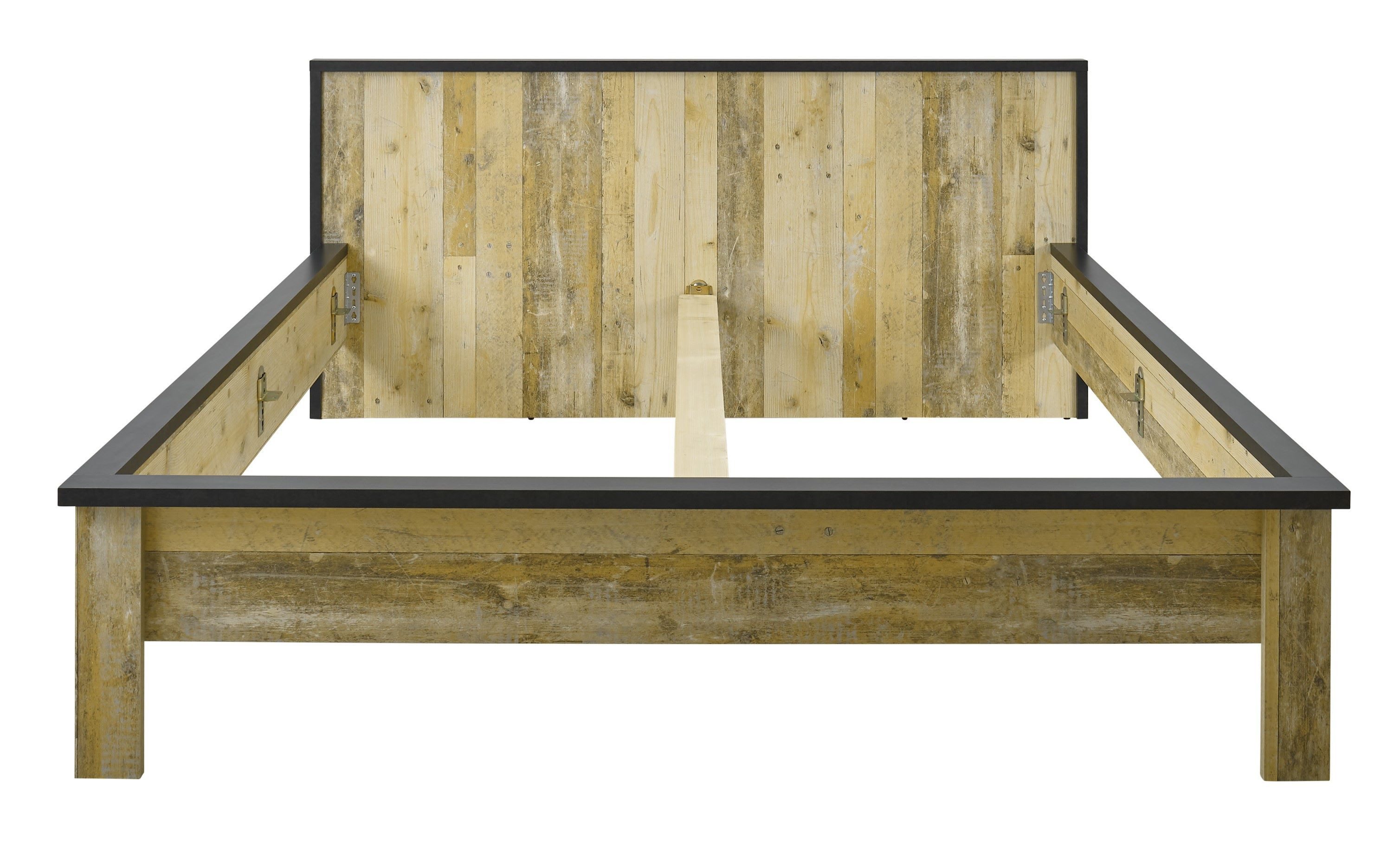 99rooms Bettgestell Woodsher (Bettgestell, Bett), ohne Matratze & Lattenrost, ohne Bettkasten