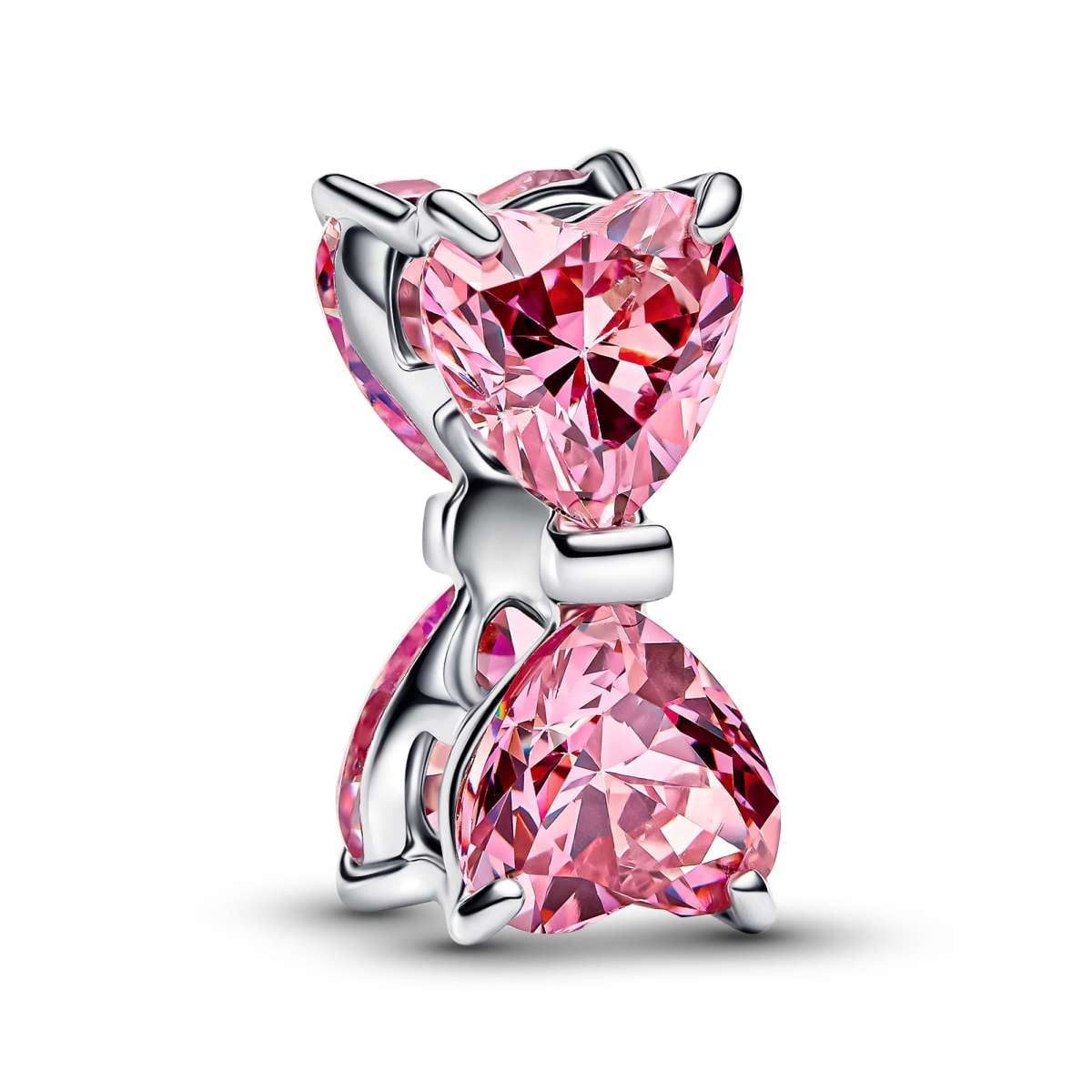 Pandora Bead 794253C01, Silber Pinkfarbene Schleife