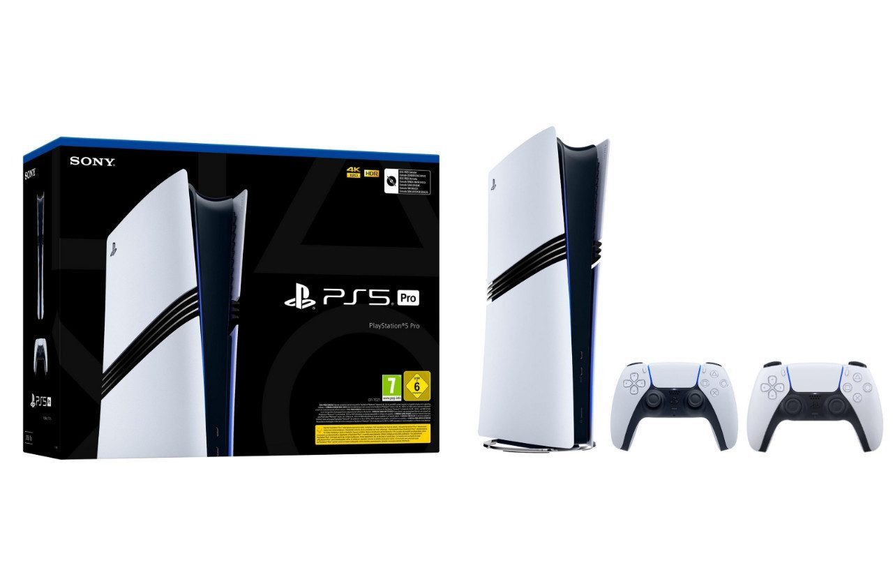 Playstation PlayStation 5 Pro Konsole + 2. DualSense Controller Weiß 2TB (Bundle, 2 St., inkl. 2. DualSense Wireless Controller)