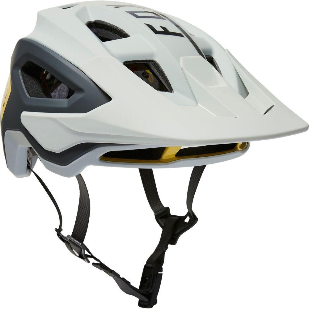 Fox Fahrradhelm Fox Helm Speedframe Pro Blocked light grey Größe S 51 bis 55 cm