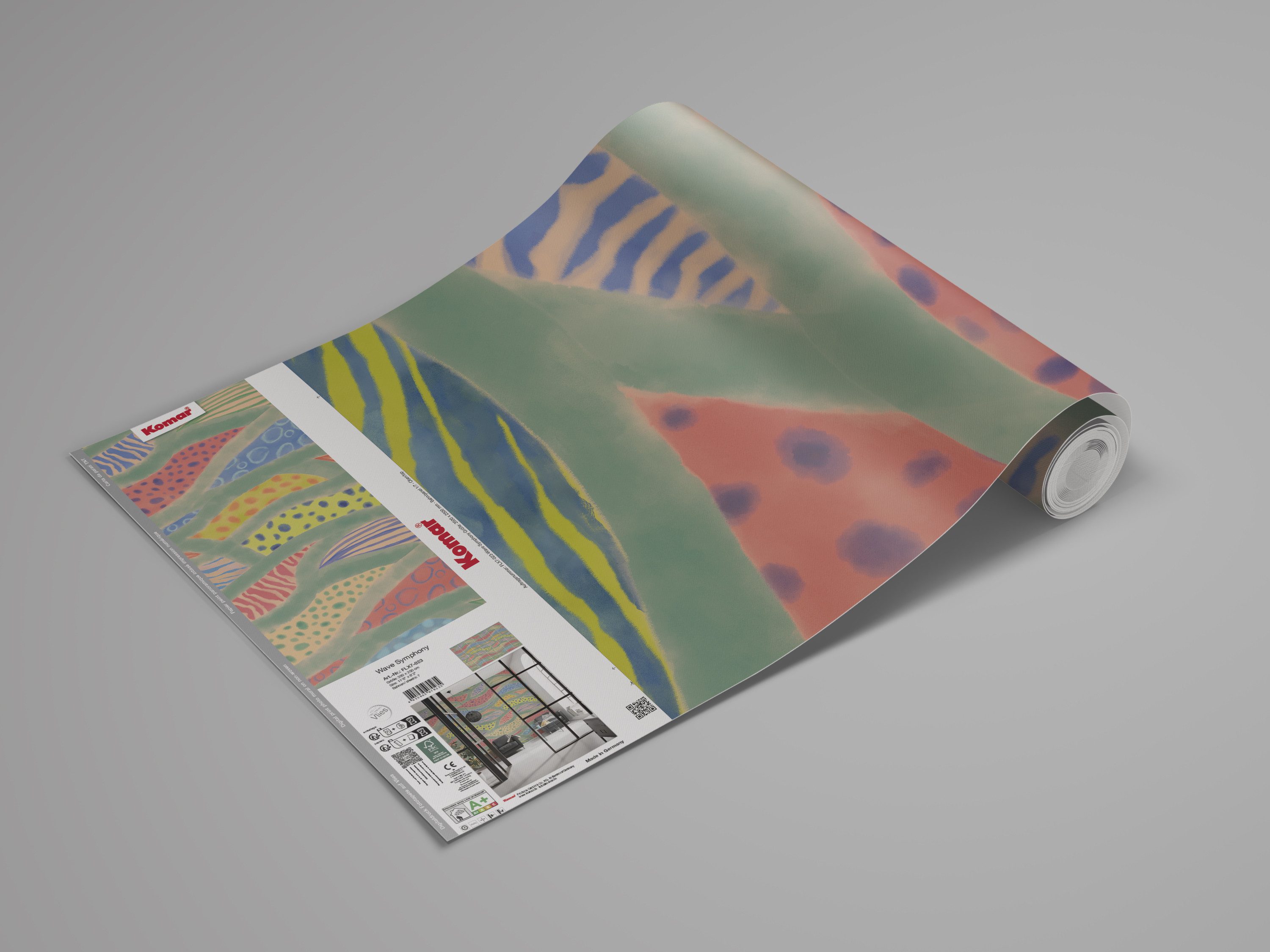 Komar Fototapete Komar Vlies Fototapete - Wave Symphony - Größe 350 x 250 cm, glatt, bedruckt, (Packung)