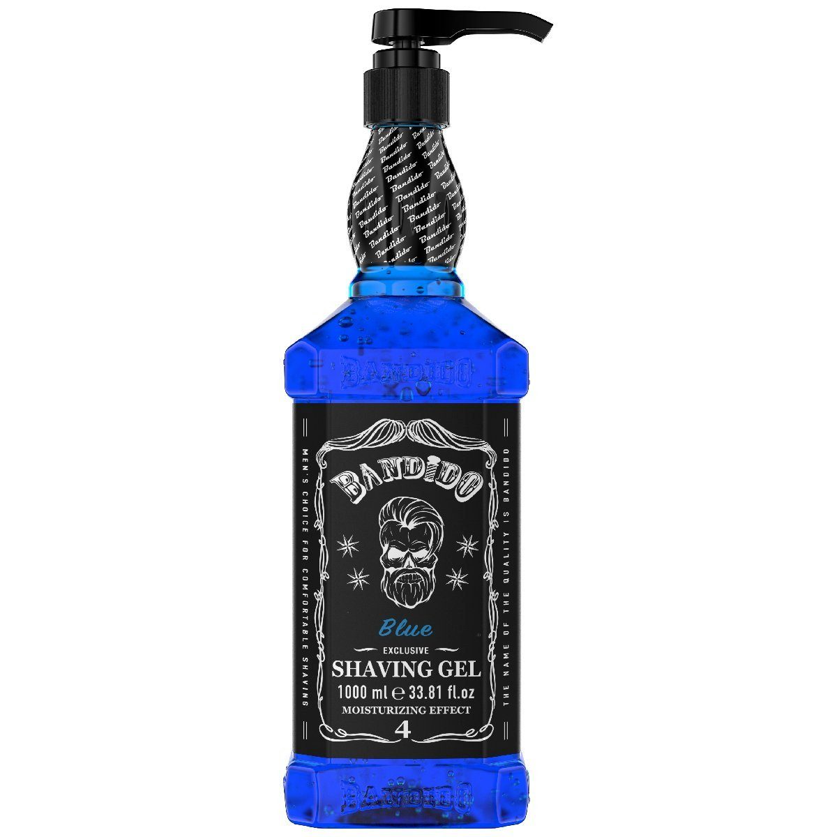 Blue Rasiergel Bandido Bandido Gel Shaving 1000ml Rasiergel Cosmetics