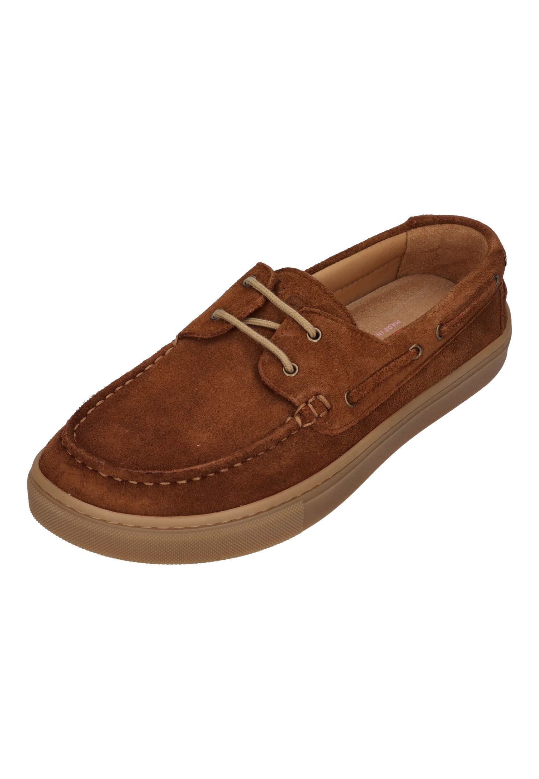 KOEL HIVERA SUEDE Barfußschuh Cognac