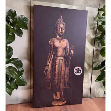 Asien LifeStyle Gemälde Buddha Gemälde Acrylgemälde Thailand Wandbild