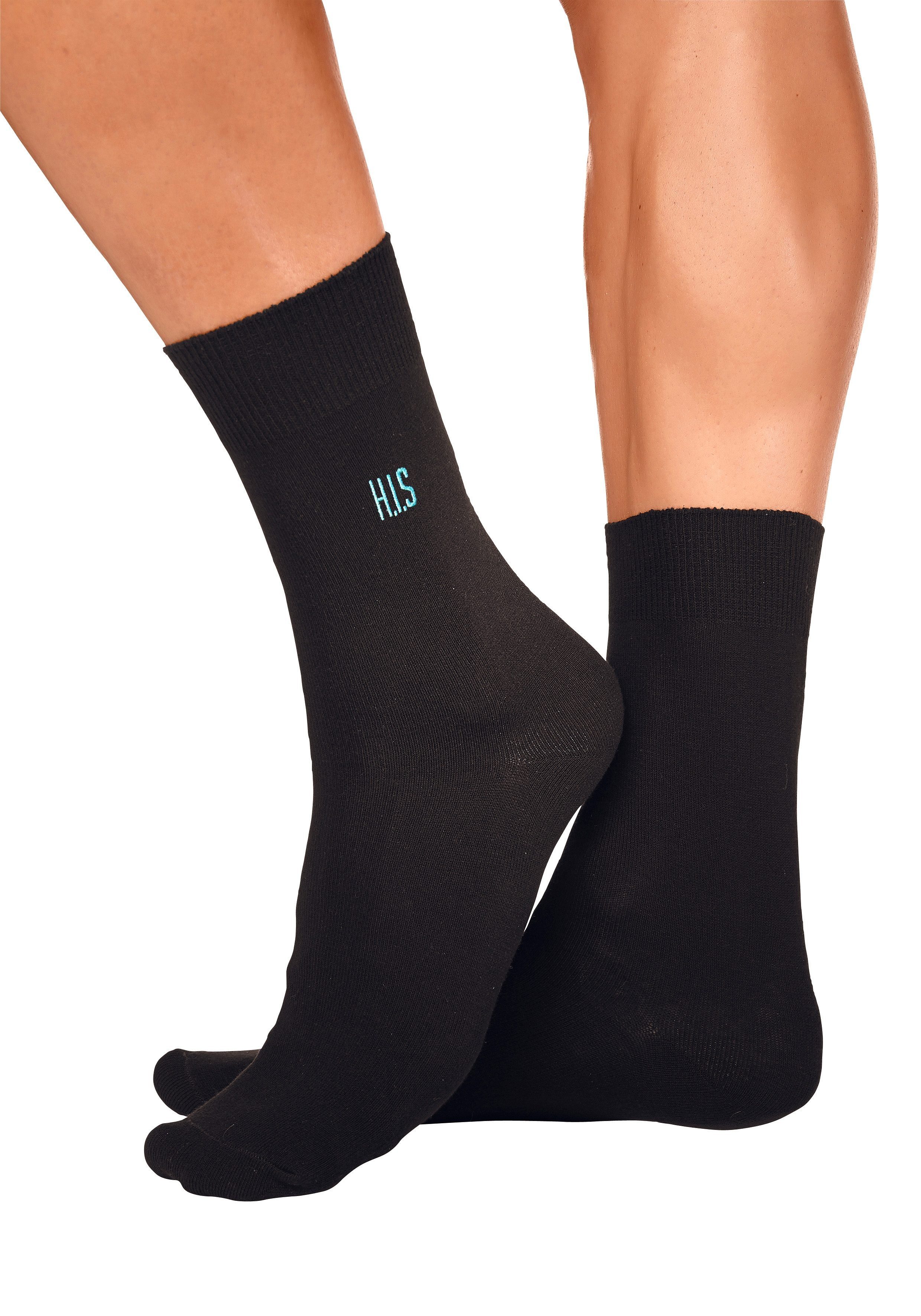 H.I.S Basicsocken (Packung, 7-Paar) mit Komfortbündchen günstig online kaufen