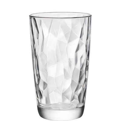 Bormioli Rocco Longdrinkglas Diamond, Glas, Longdrink 470ml Glas Transparent 6 Stück