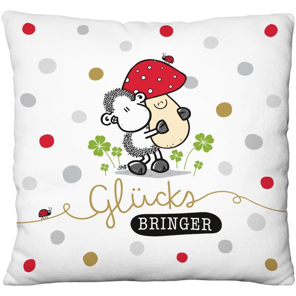 Sheepworld Dekokissen sheepworld Plüschkissen »Glücksbringer« – Bild 3 von 4