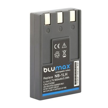 Blumax 2x NB-1LH IXUS 500 430 400 330 V3 V2 900 mAh Kamera-Akku
