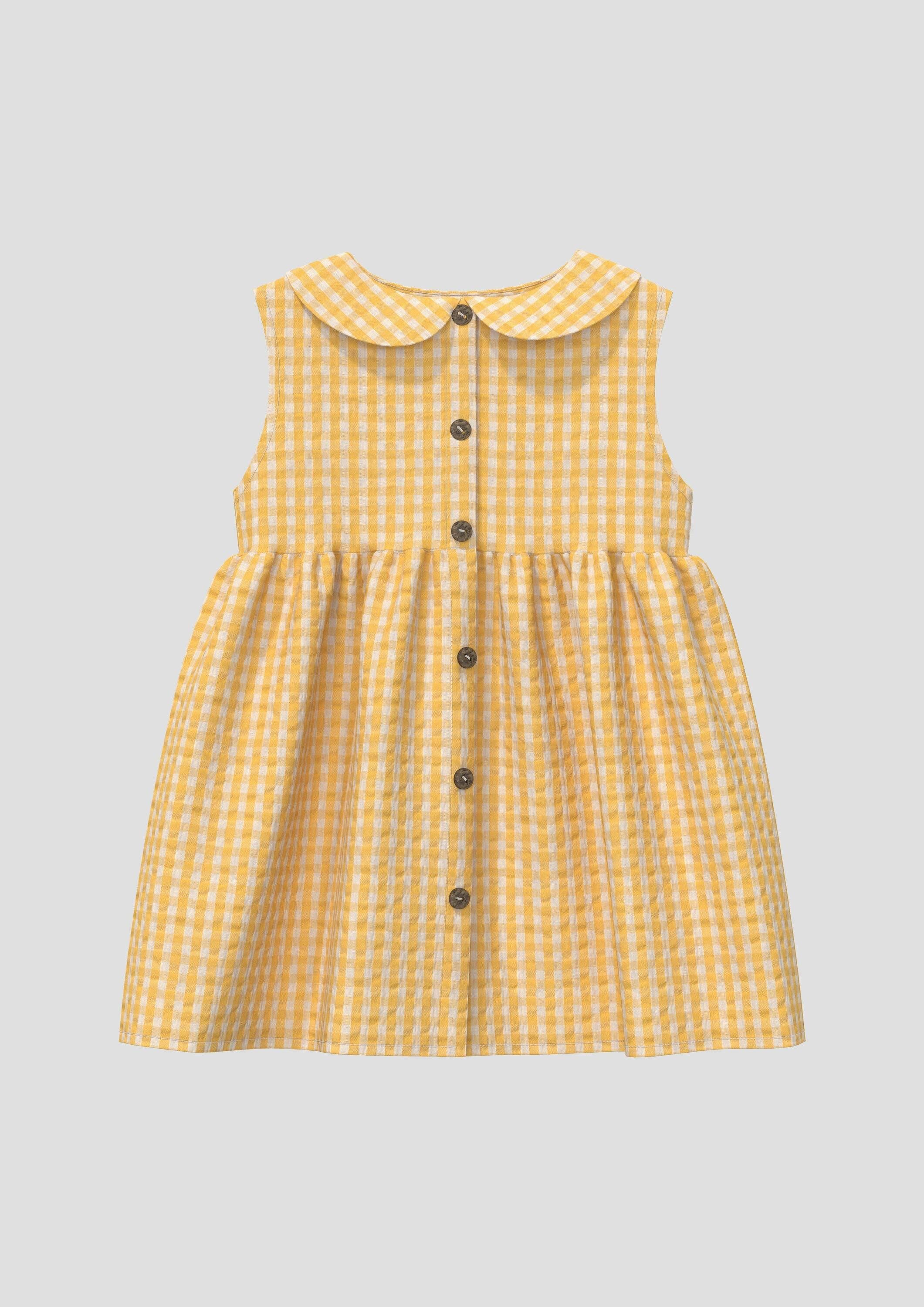 s.Oliver Minikleid Kleid Strukturiertes Baumwollkleid mit integriertem Body und Knopfleiste