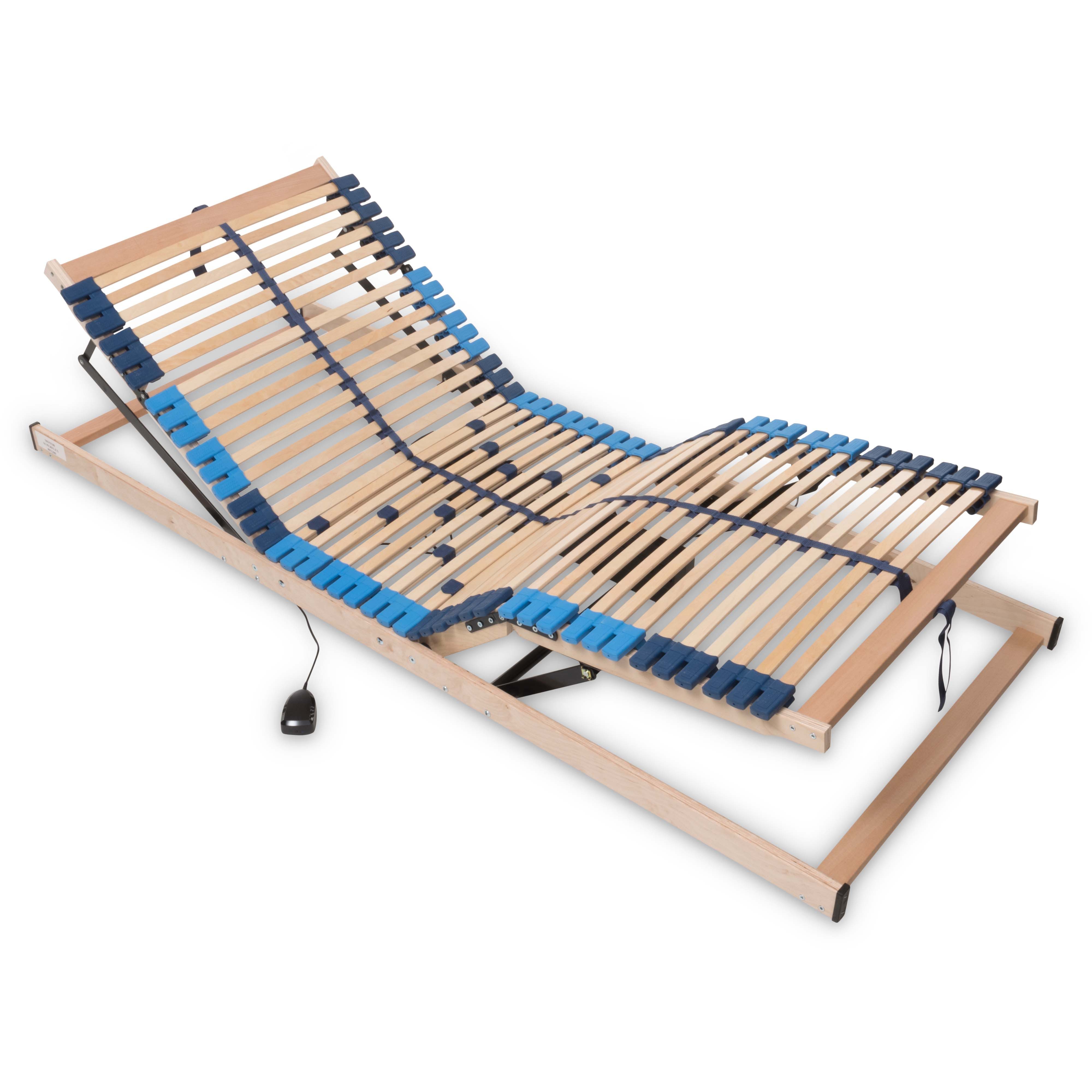 Lattenrost Superflex Elektro Lattenrost mit 42 Leisten, 7 Zonen, Betten-ABC, Kopfteil elektrisch verstellbar, Fußteil elektrisch verstellbar, Kopf- und Fußteil verstellbar, besondere Langlebigkeit, stabil