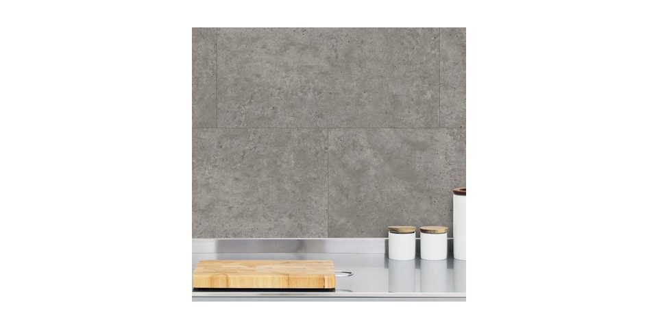 Grosfillex Wandpaneel Grosfillex Kunststoffpaneel GX Wall+ Grey Concrete