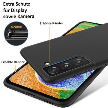 FITSU Handyhülle Ultra Slim Case für Samsung Galaxy A04s Schwarz 6,5 Zoll, Ultradünne Handyschale Slim Case Cover Schutzhülle mit Kameraschutz