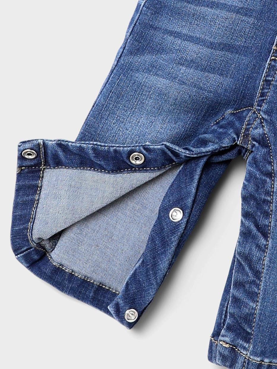 Name It 5-Pocket-Jeans mit und Träger Baby Jeans Latz