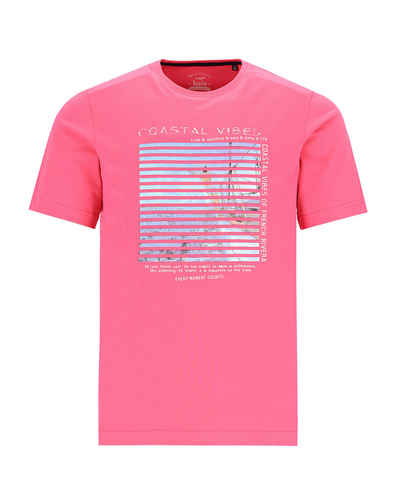 Hajo T-Shirt Rundhals-T-Shirt mit Frontdruck