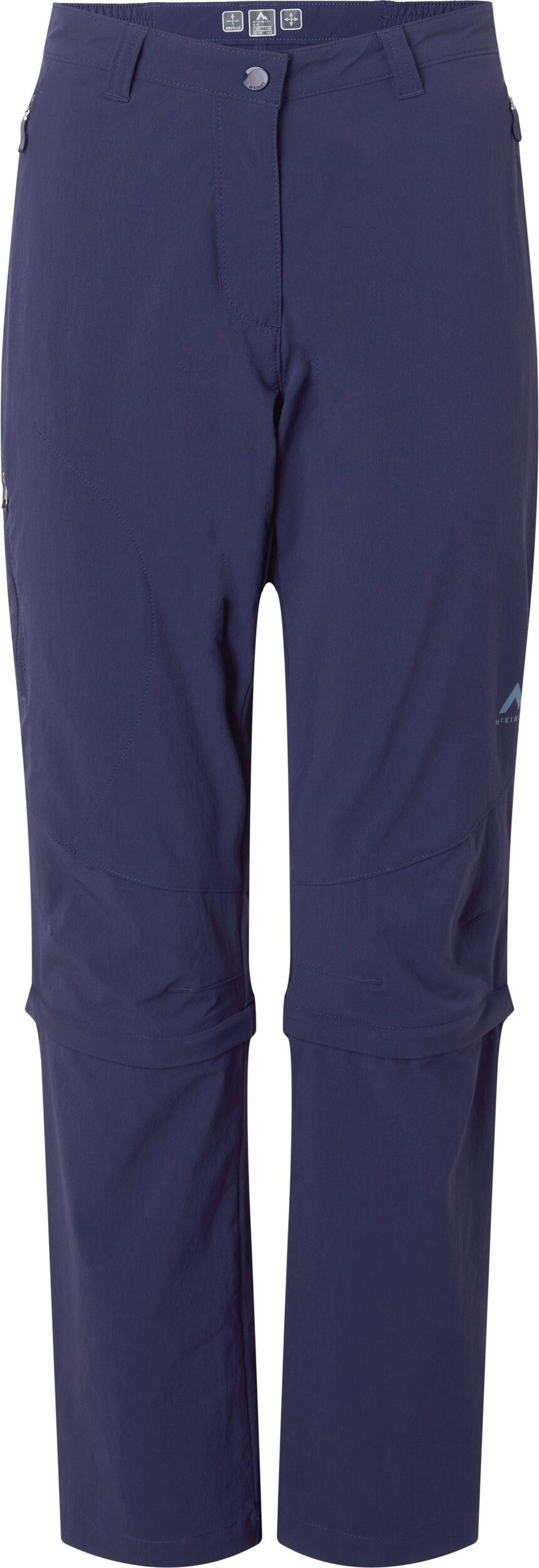 McKINLEY Trainingshose Da.-Abzipphose Mandorak II W SHT NAVY DARK