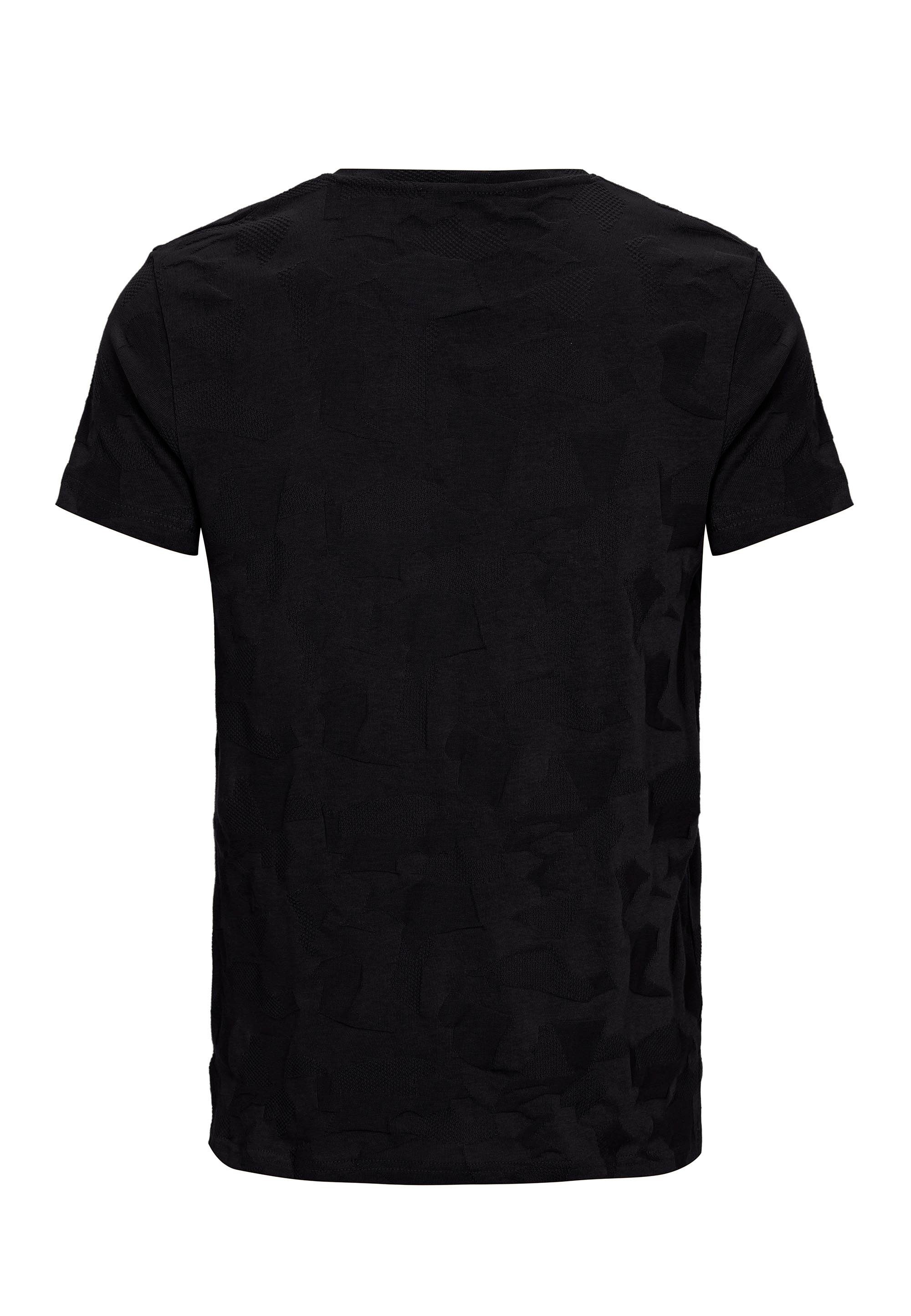 mit Cedar "Pressed-Pieces"-Design T-Shirt RedBridge Rapids innovativem schwarz