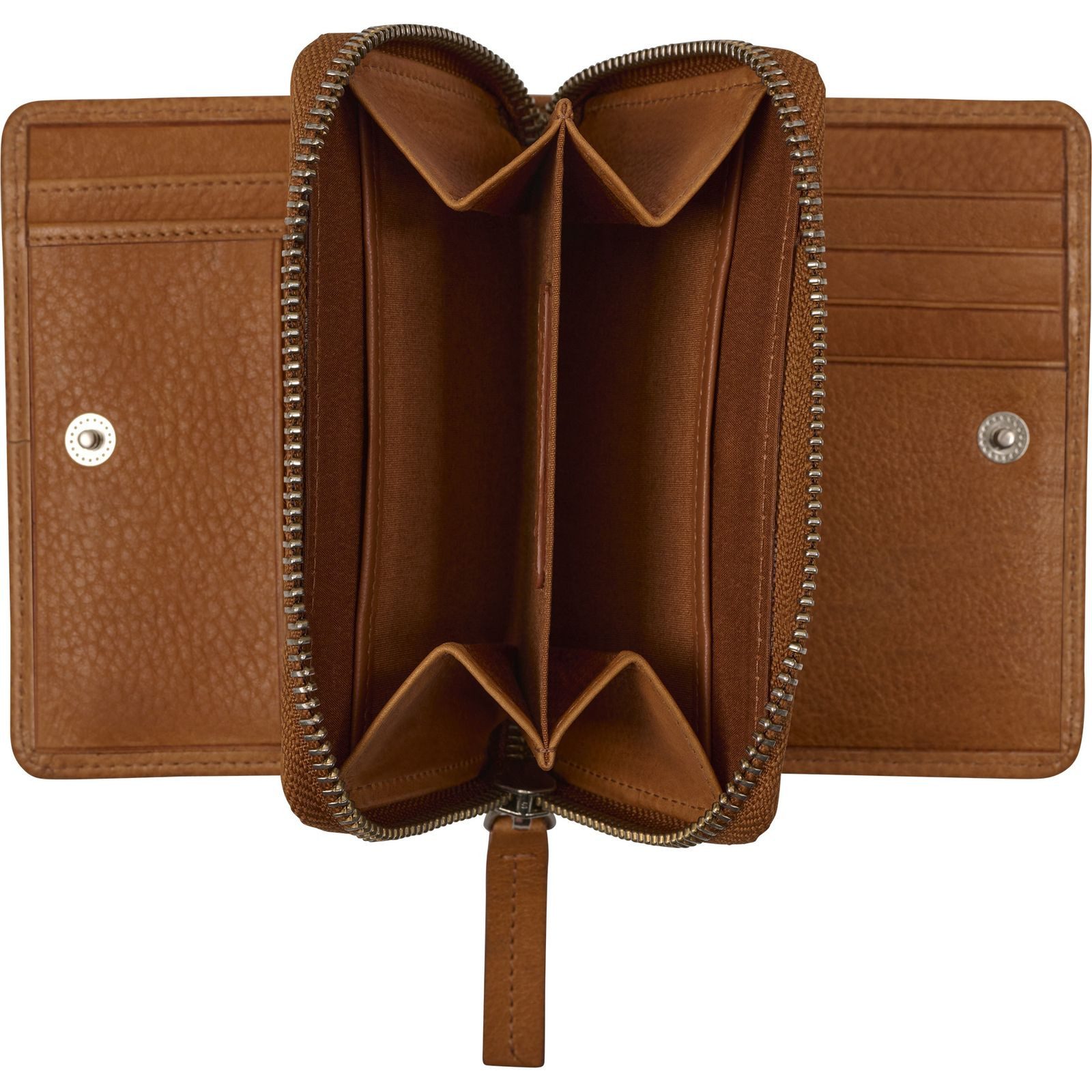 Burkely Geldbörse Double Flap Wallet, aus echtem Leder