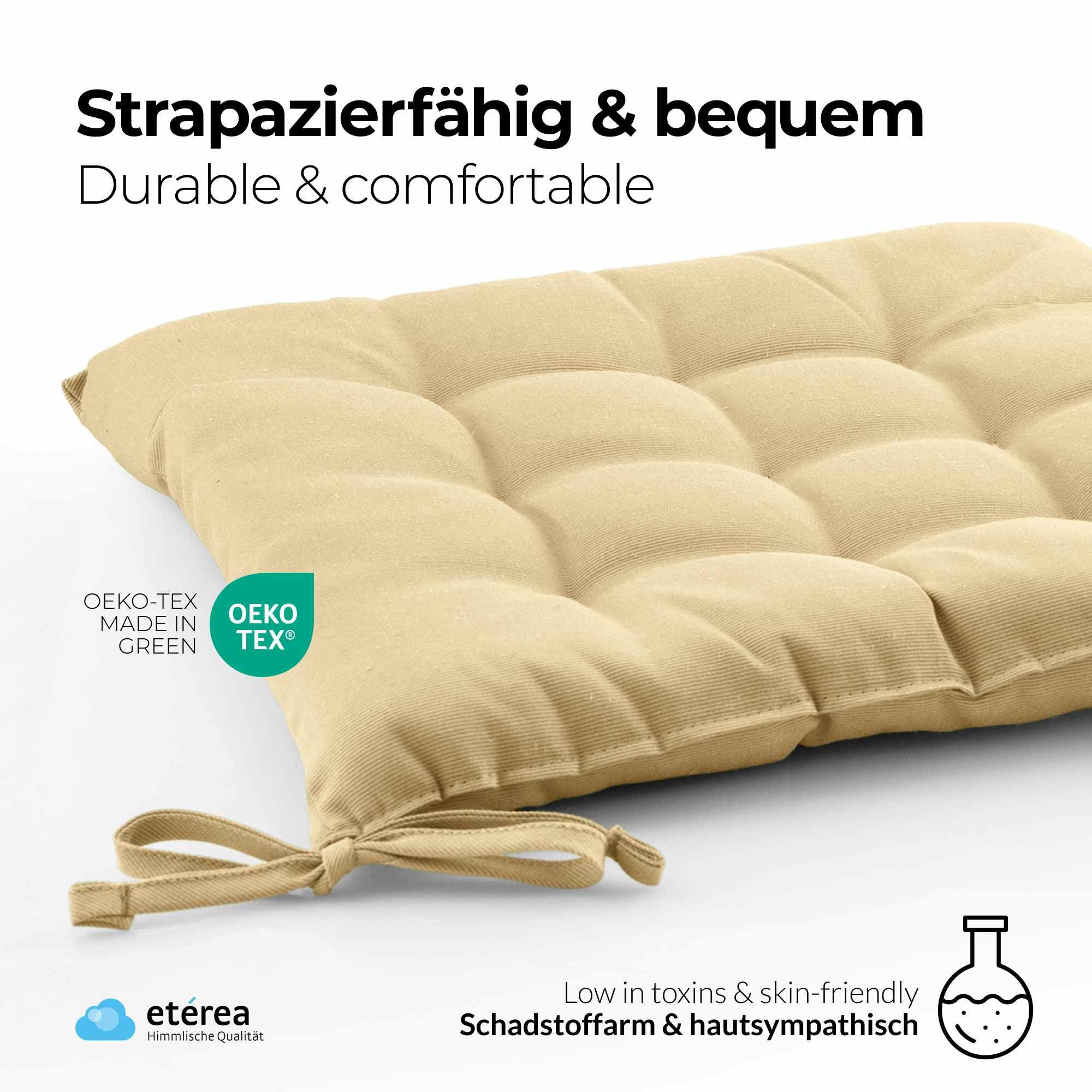 etérea Himmlische Qualität Sitzkissen etérea Sitzkissen Stuhlkissen Basic Auflage und