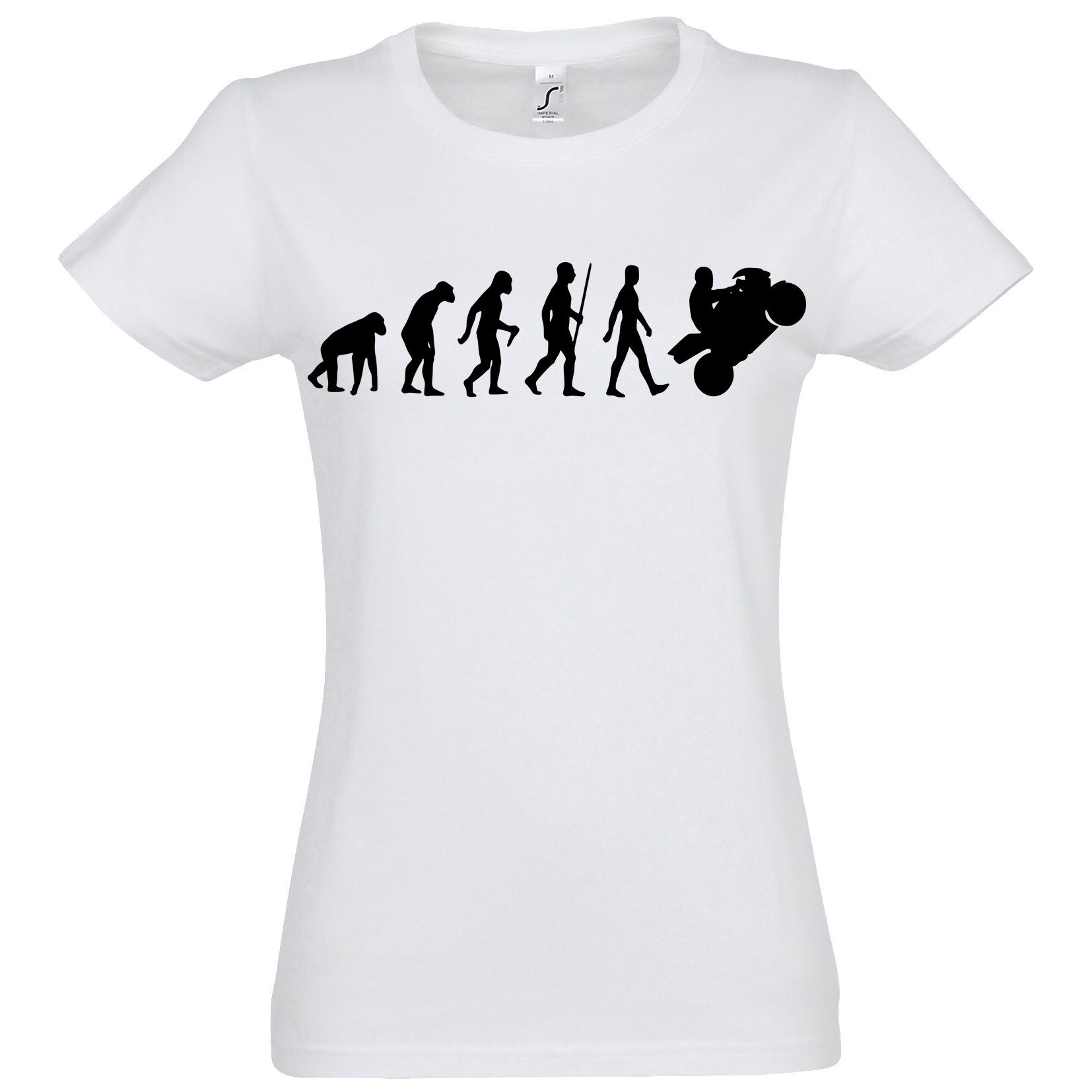 Youth Designz T-Shirt Evolution Motorrad Damen günstig online kaufen