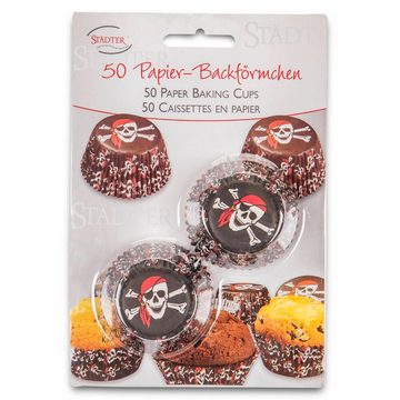 STÄDTER Muffinform Papier Pirat Mini 50 Stück
