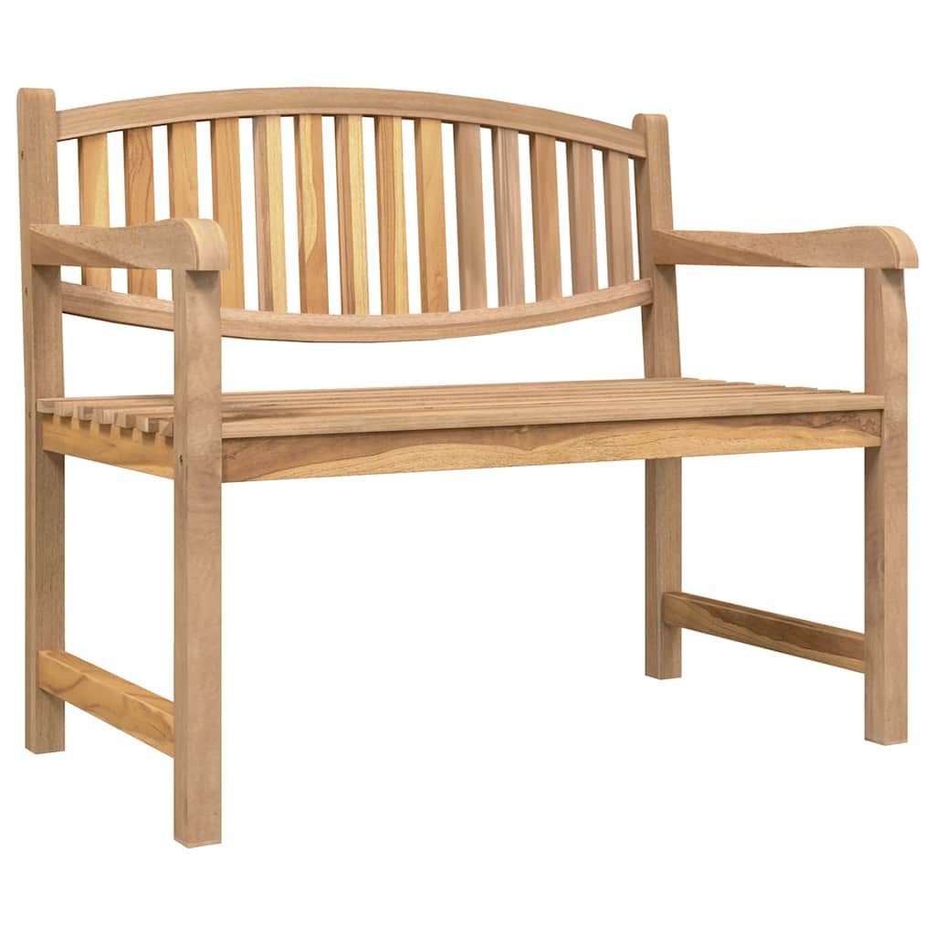 furnicato Gartenbank aus Naturholz 114 x 59 x 87 cm in Holzoptik