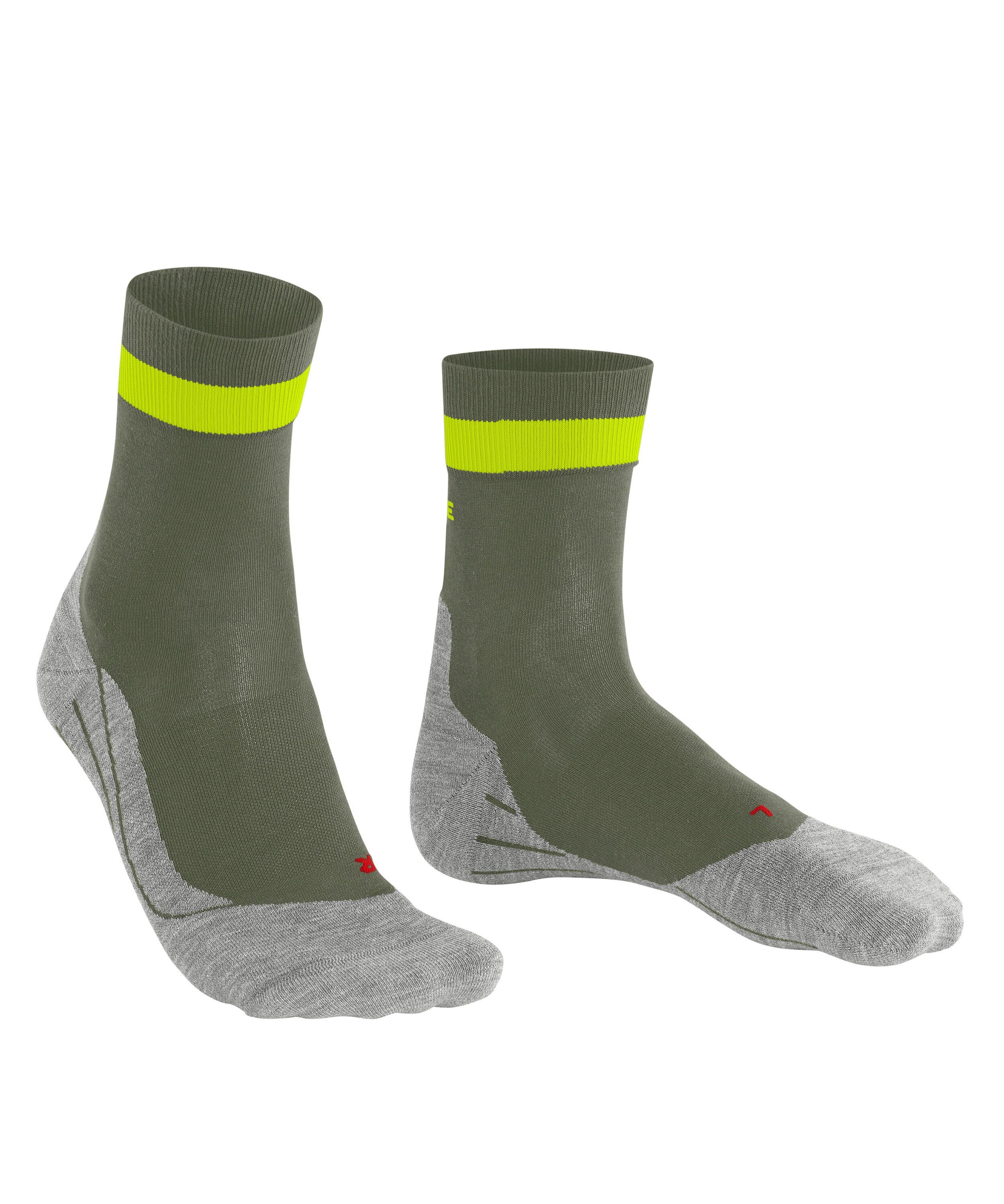 FALKE Laufsocken mit mittlerer RU4 herb (1-Paar) Laufsocke Polsterung Endurance leichte (7754)