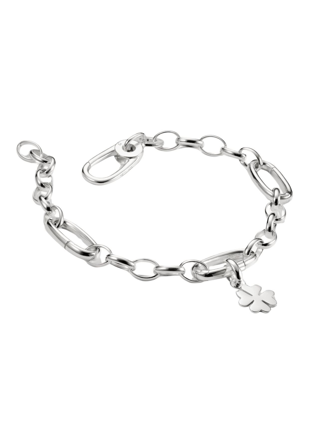 THOMAS SABO Armband Charm-Armband mit drei Connect-Gliedern aus Silber (Set)