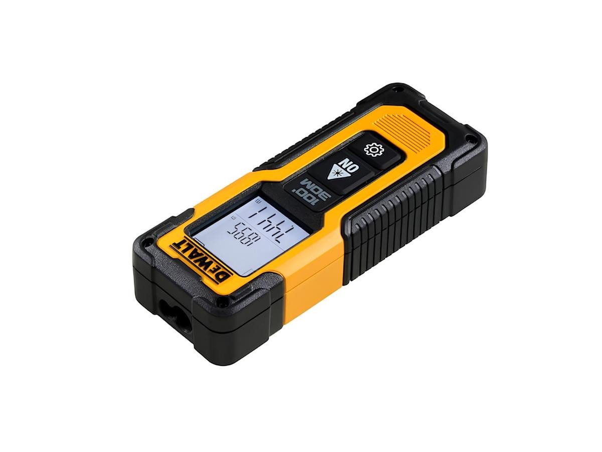 DeWalt Entfernungsmesser bis 30m, Batteriebetrieben, Abweichung von max. +/- 3 mm auf 10 m