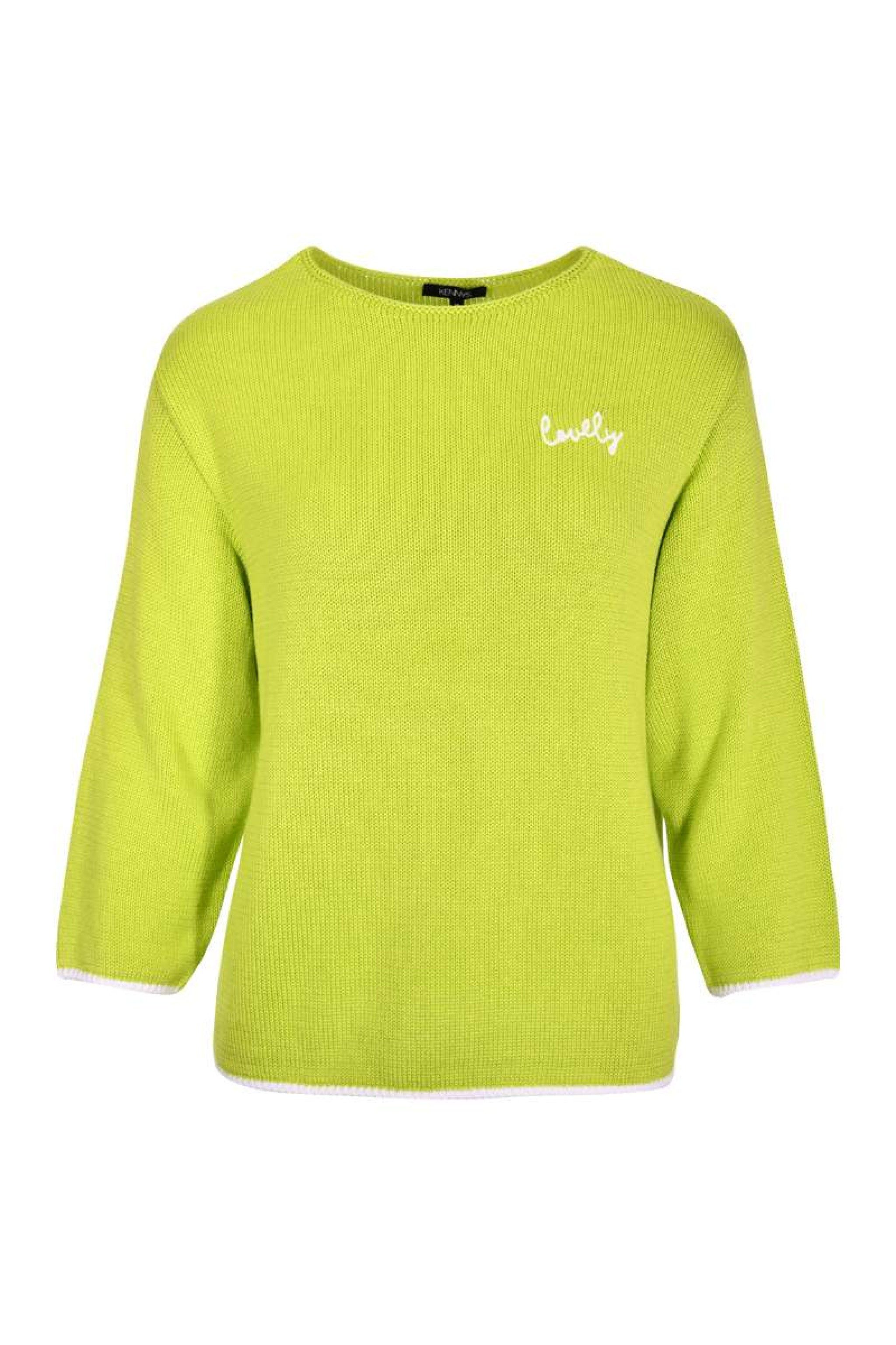 Kenny S. Rundhalspullover 3/4 A. PULLI LOVELY