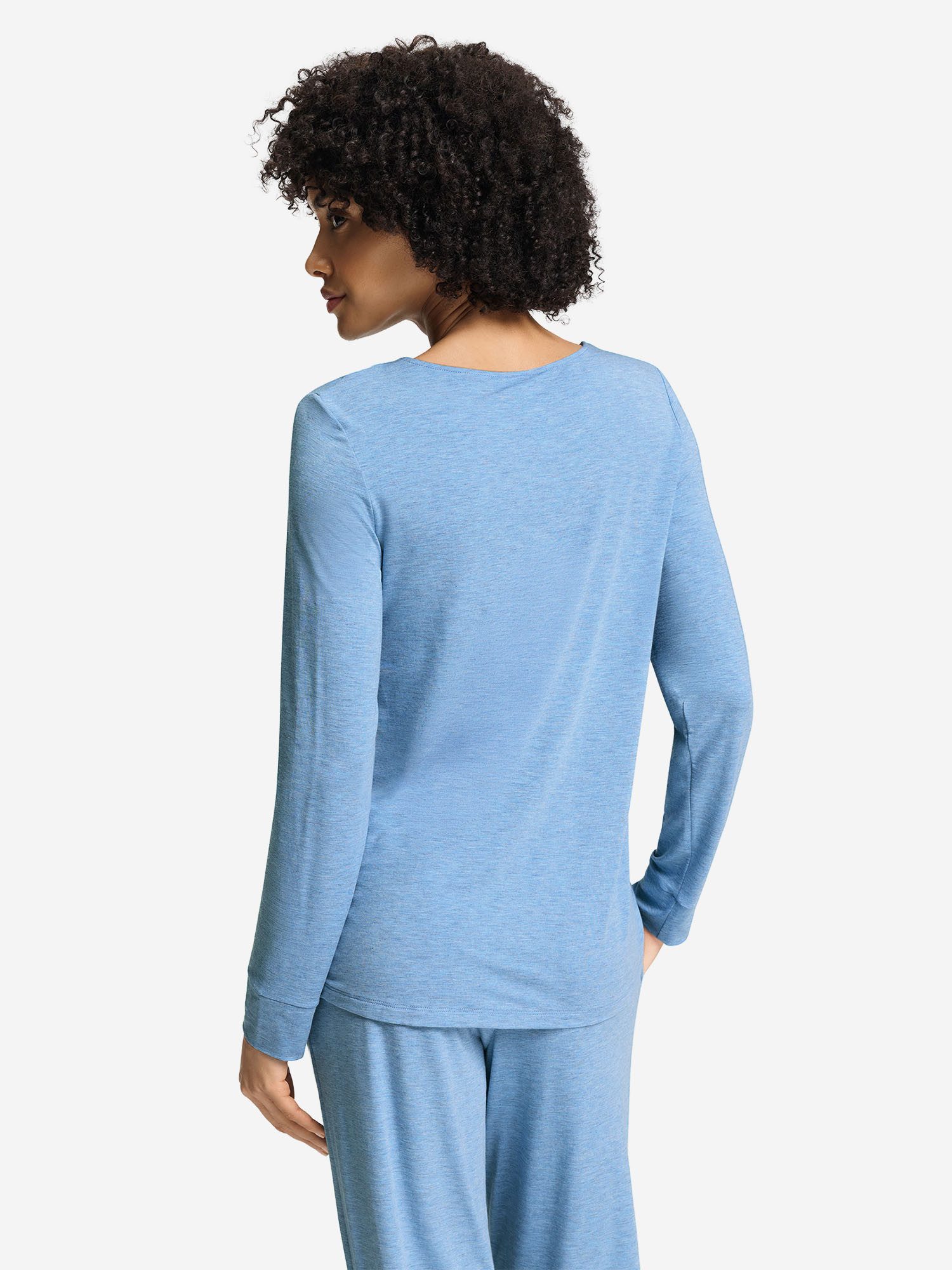 Hanro Longsleeve Natural Elegance Langarmshirt, Longshirt, Shirt langarm