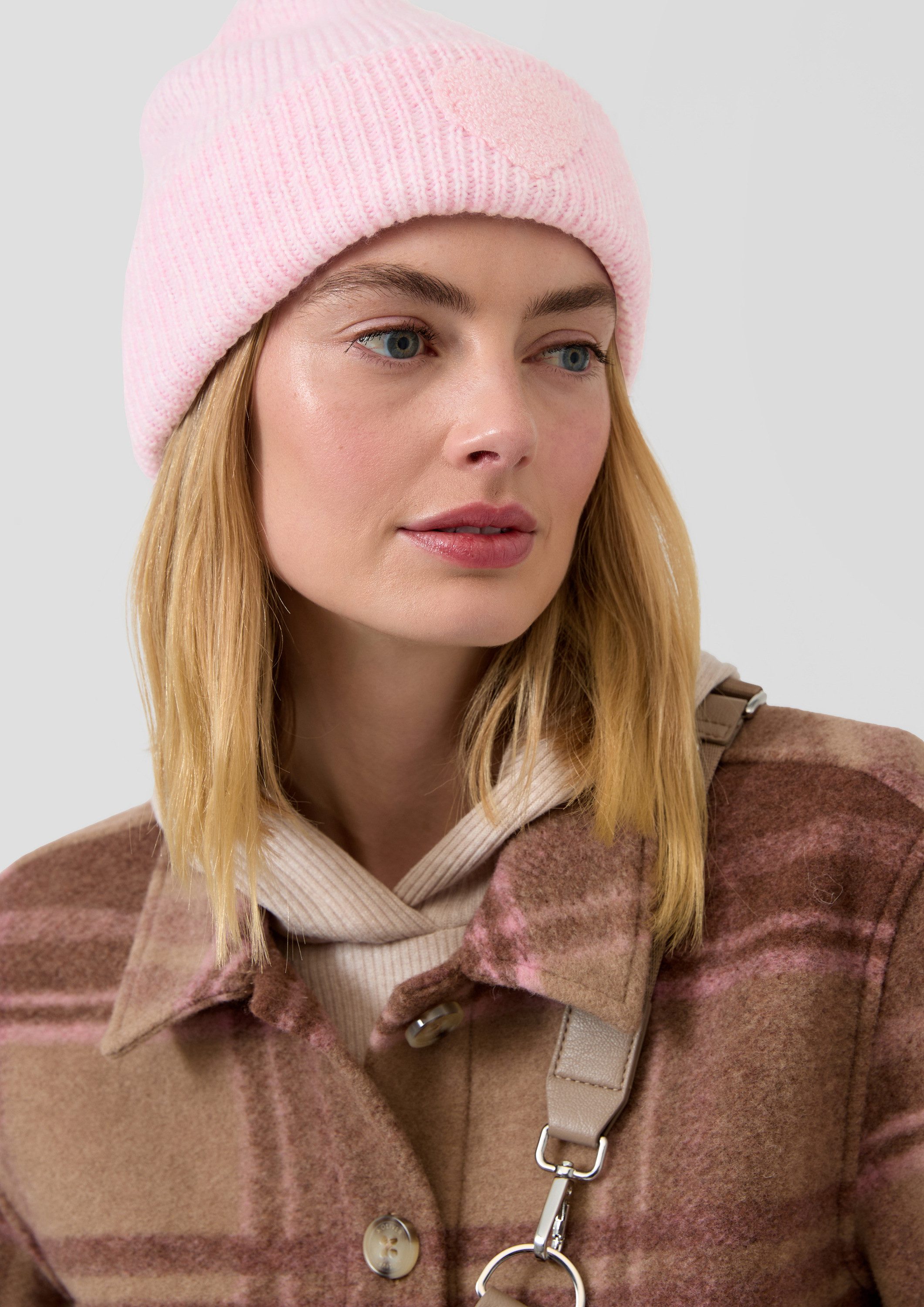 s.Oliver Strickmütze Mütze Strickbeanie aus Wollmix günstig online kaufen