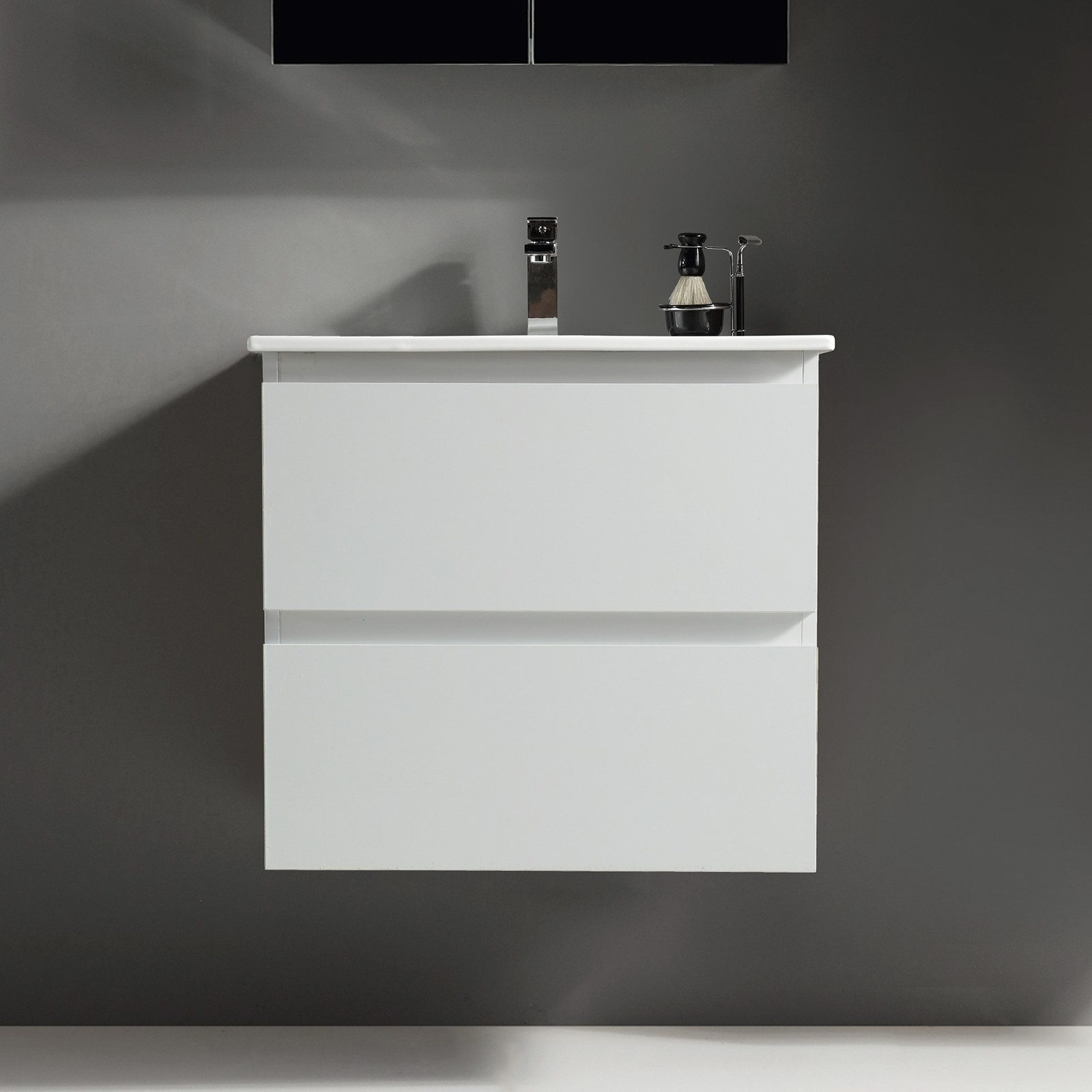 Alpenberger Badmöbel-Set - Badschrank Badezimmerschrank, (Waschbecken günstig online kaufen