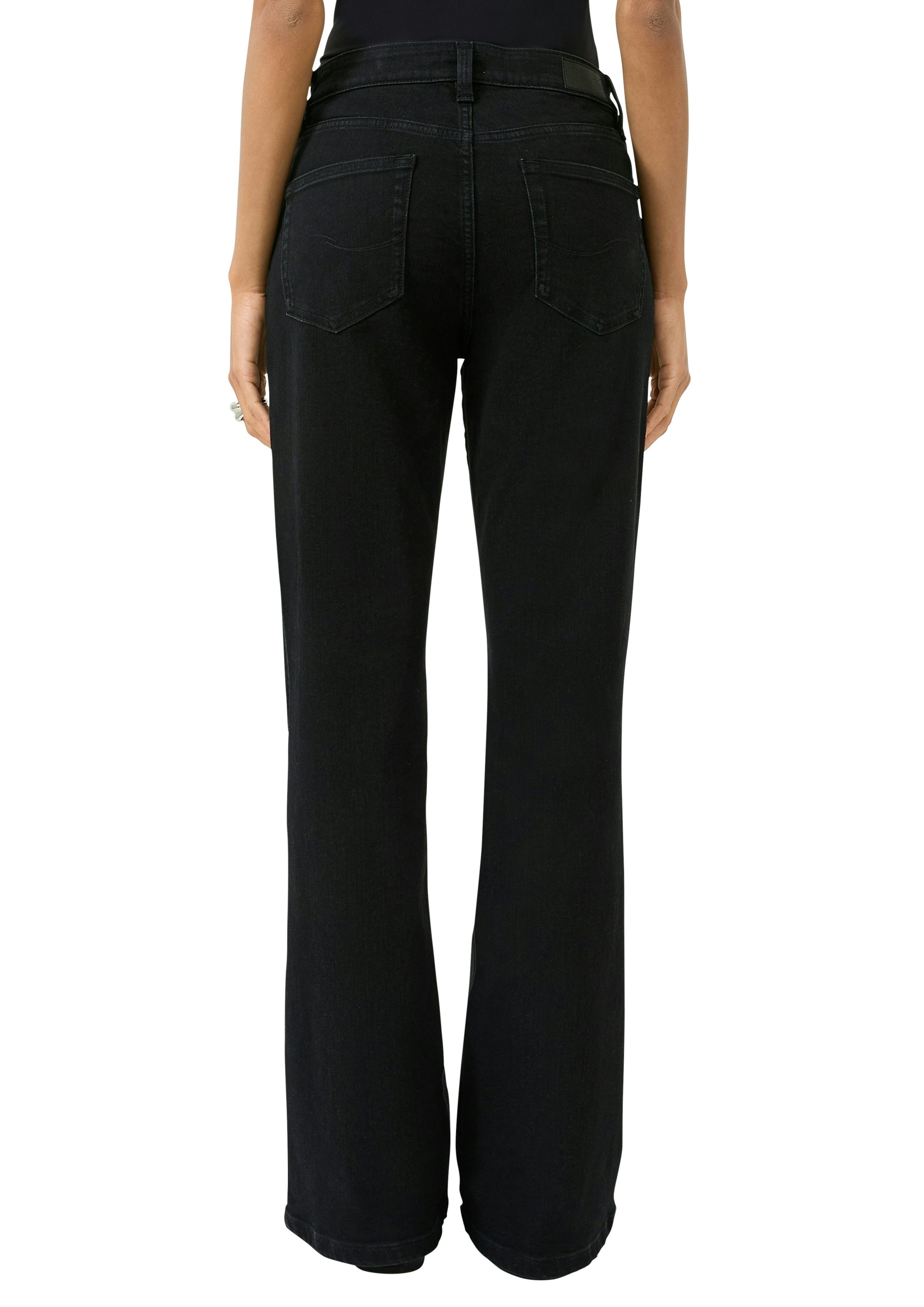 QS 5-Pocket-Jeans mit Schlag und Stretch – Bild 2 von 4