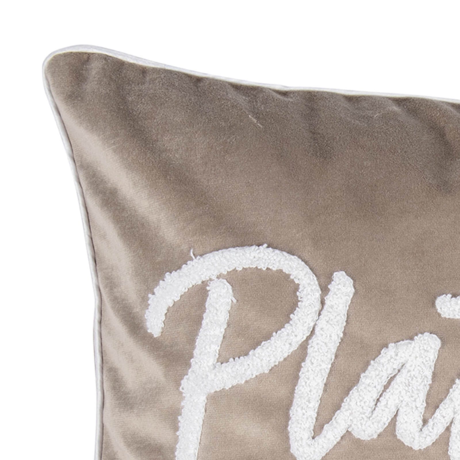 PAD Dekokissen Kissenhülle Letters Platz für günstig online kaufen