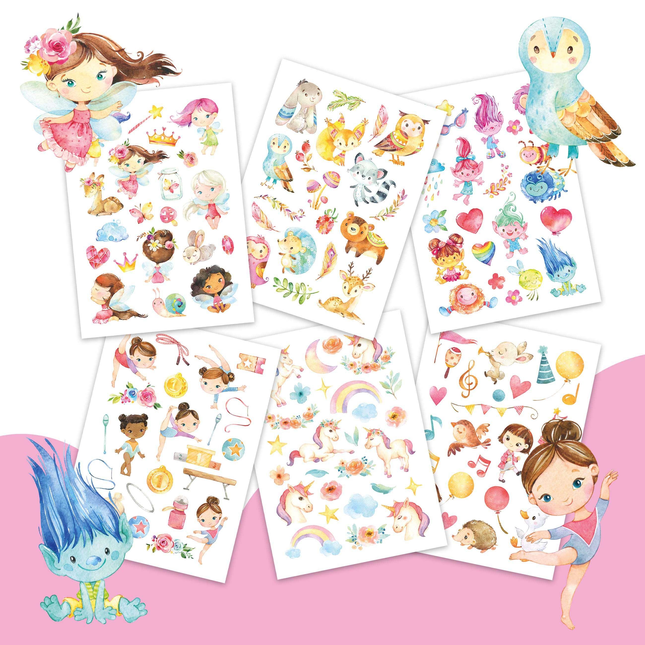 PAPIERDRACHEN Kindertattoo Papierdrachen 100 hautfreundliche Kindertattoos, 100% vegan, geprüft & made in Germany
